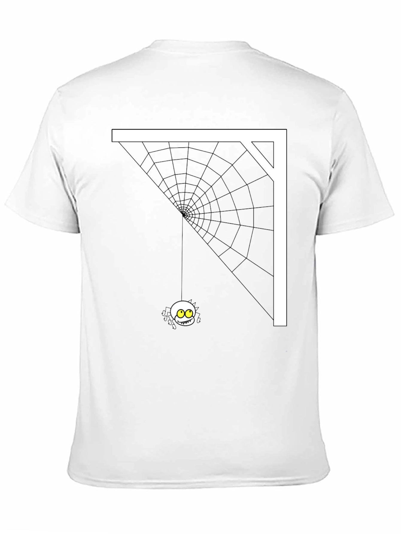 Creepy Spider Web Graphic Tee