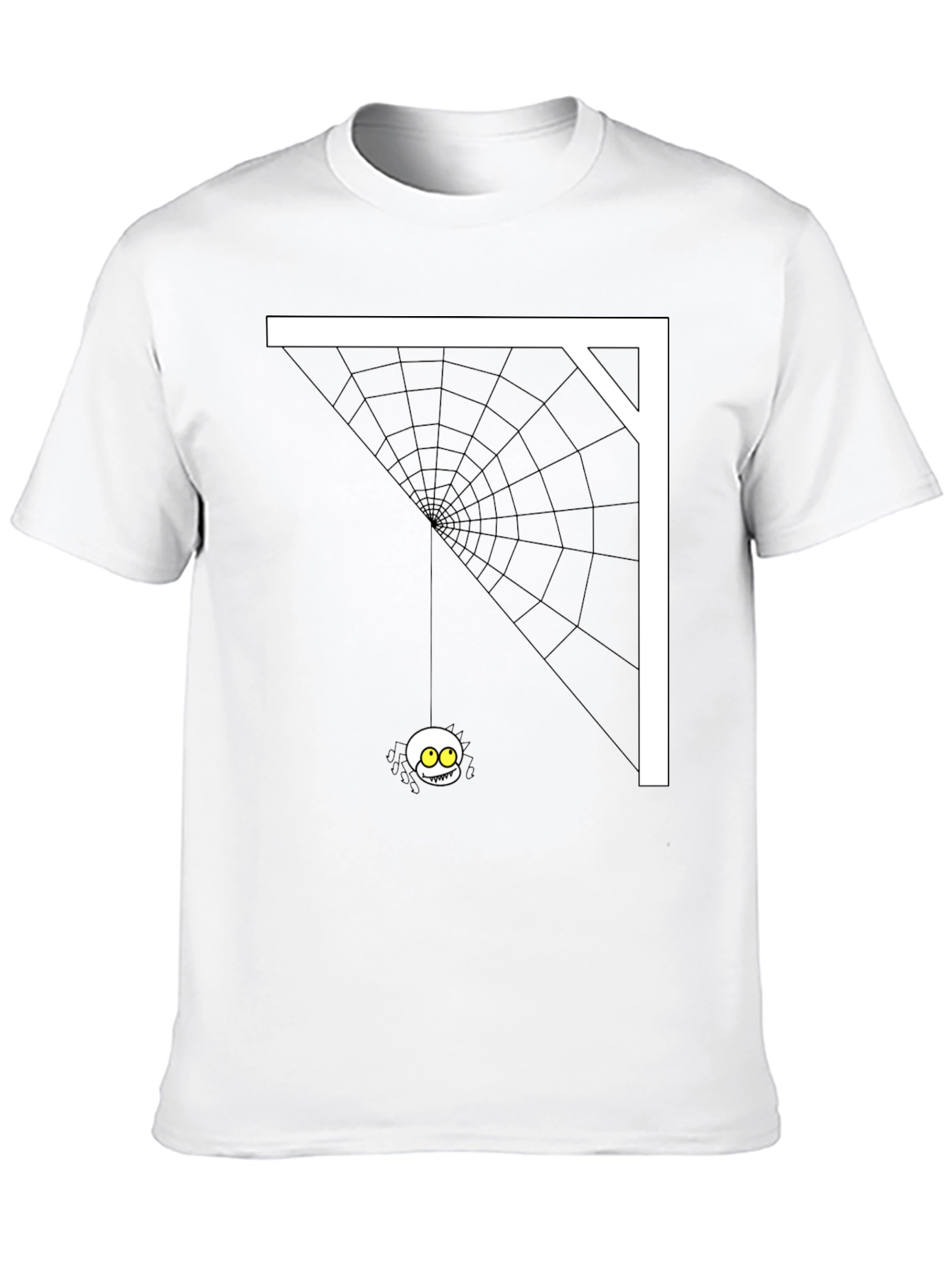 Creepy Spider Web Graphic Tee