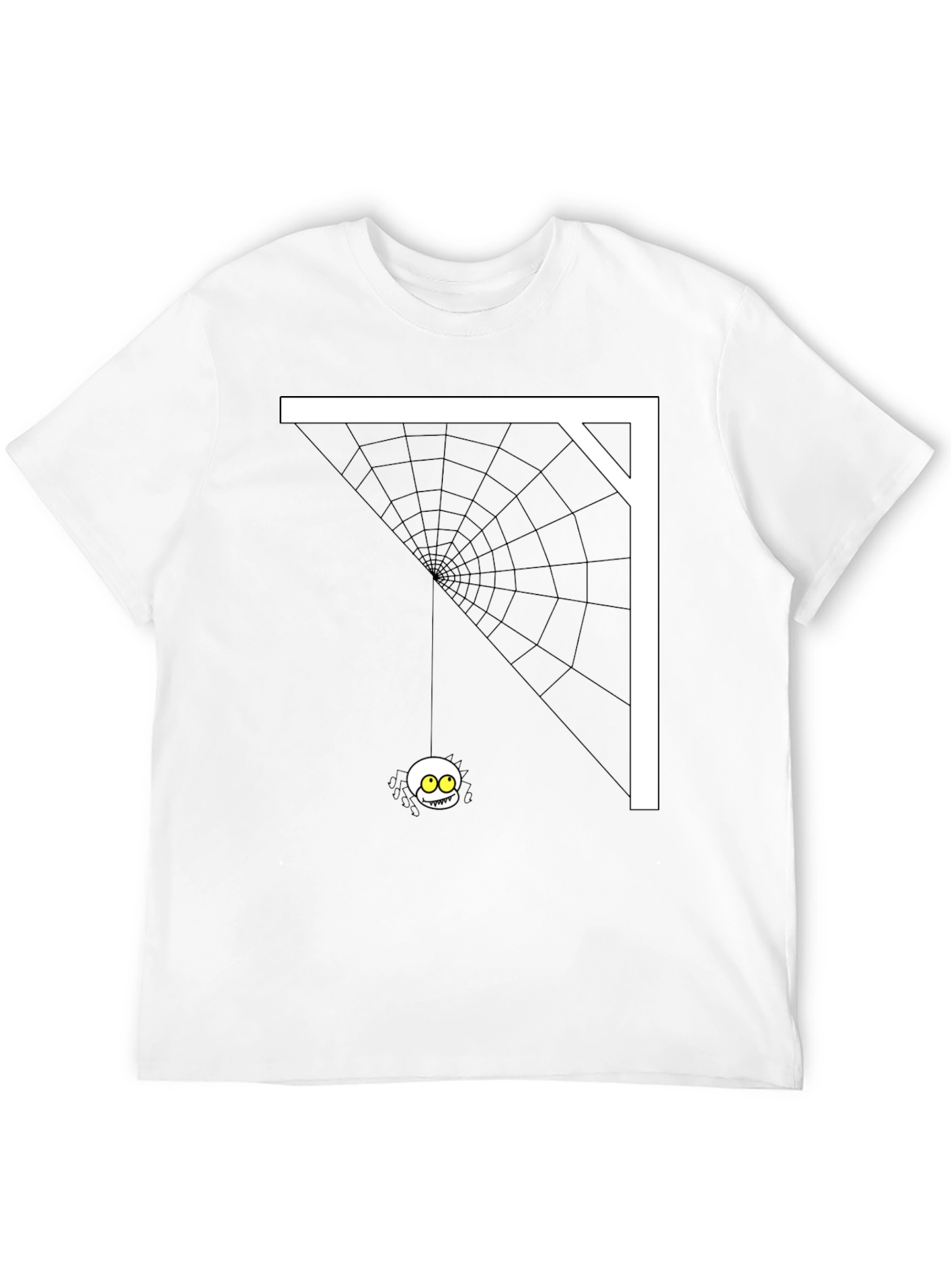 Creepy Spider Web Graphic Tee