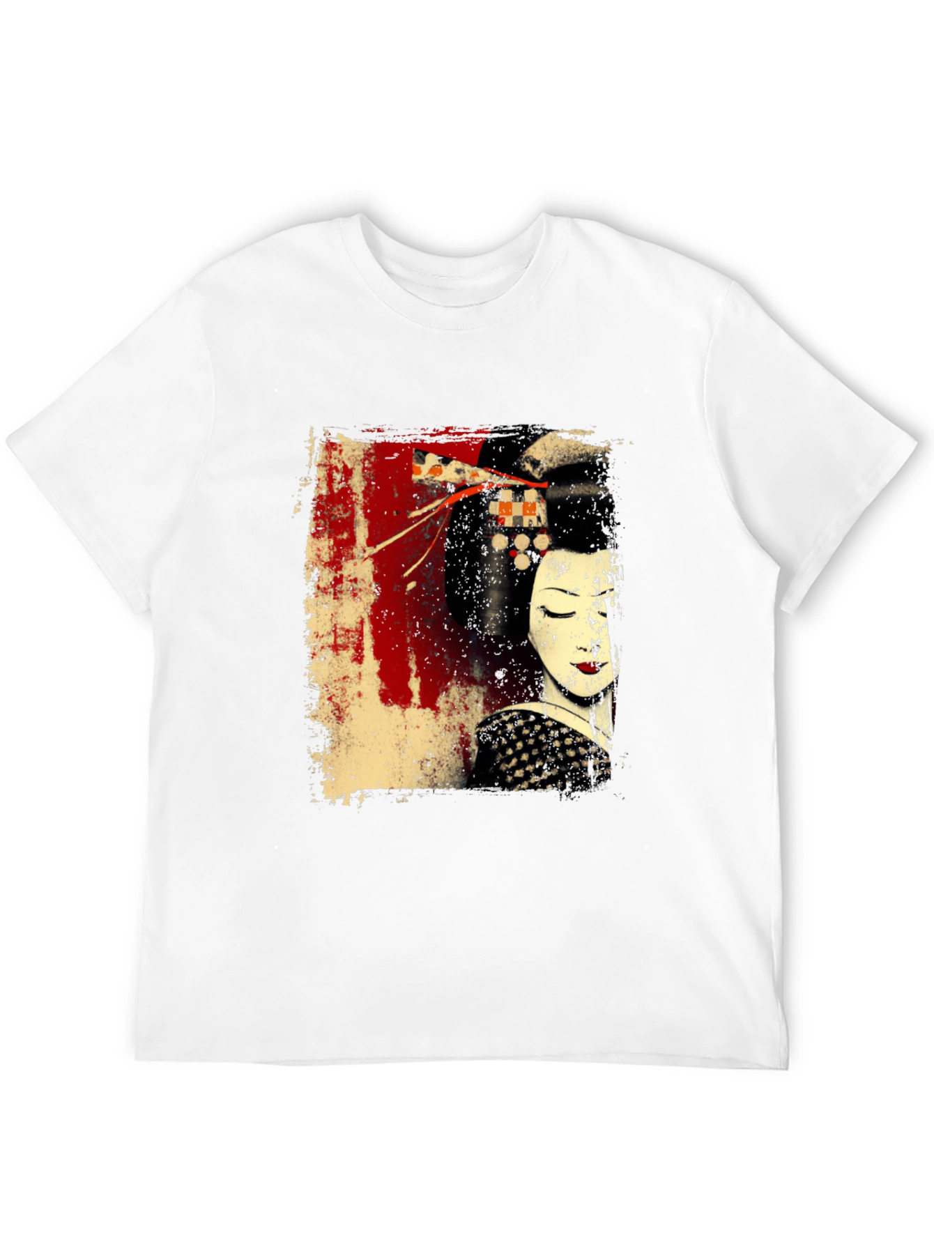 Geisha Graphic Black T-Shirt