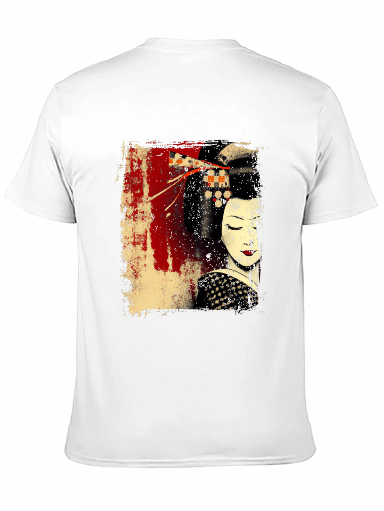 Geisha Graphic Black T-Shirt
