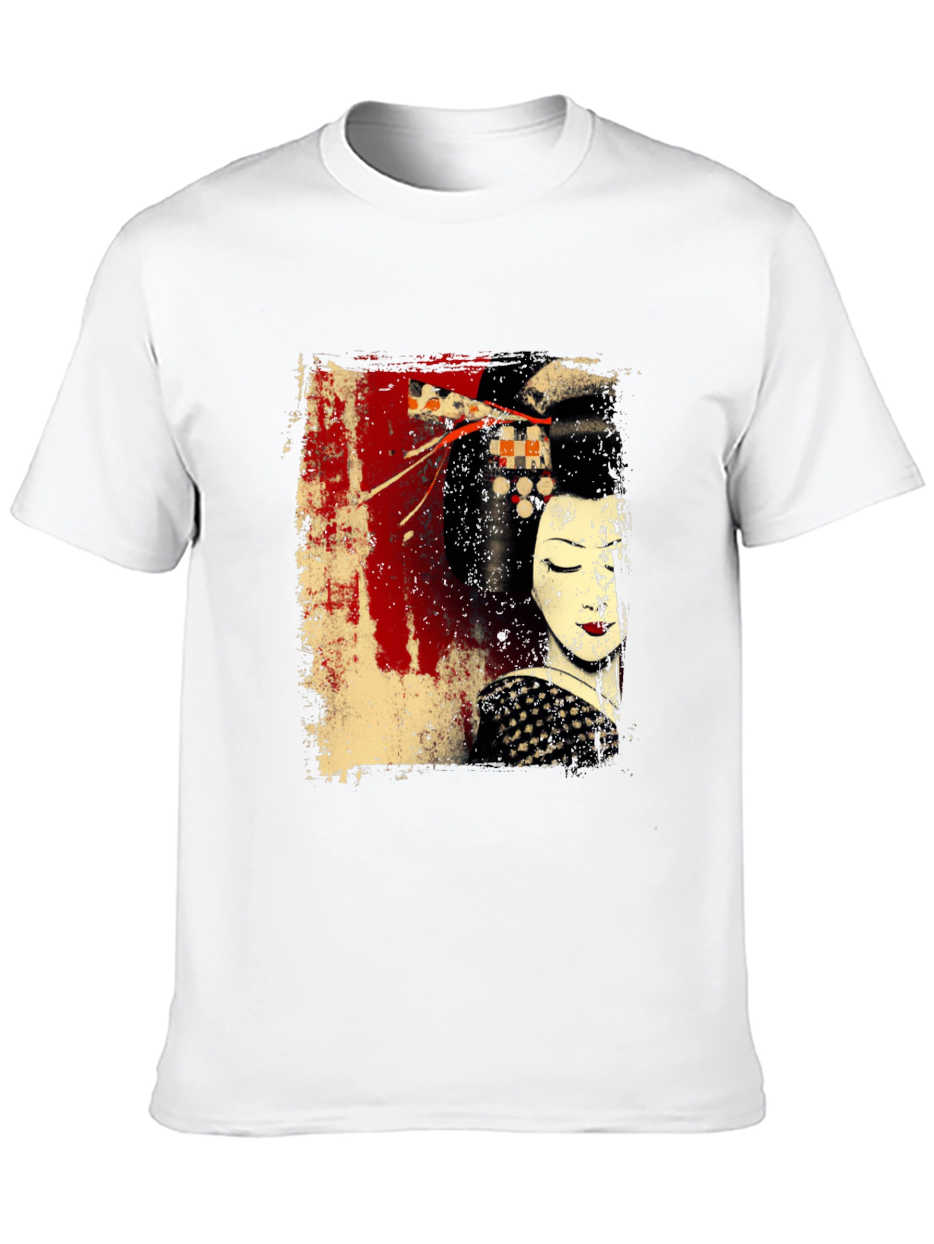 Geisha Graphic Black T-Shirt