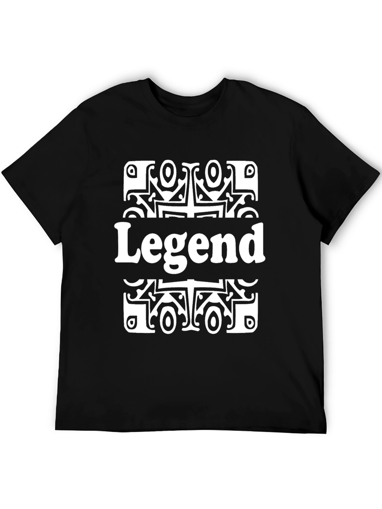 Legend Graphic Print Black T-Shirt