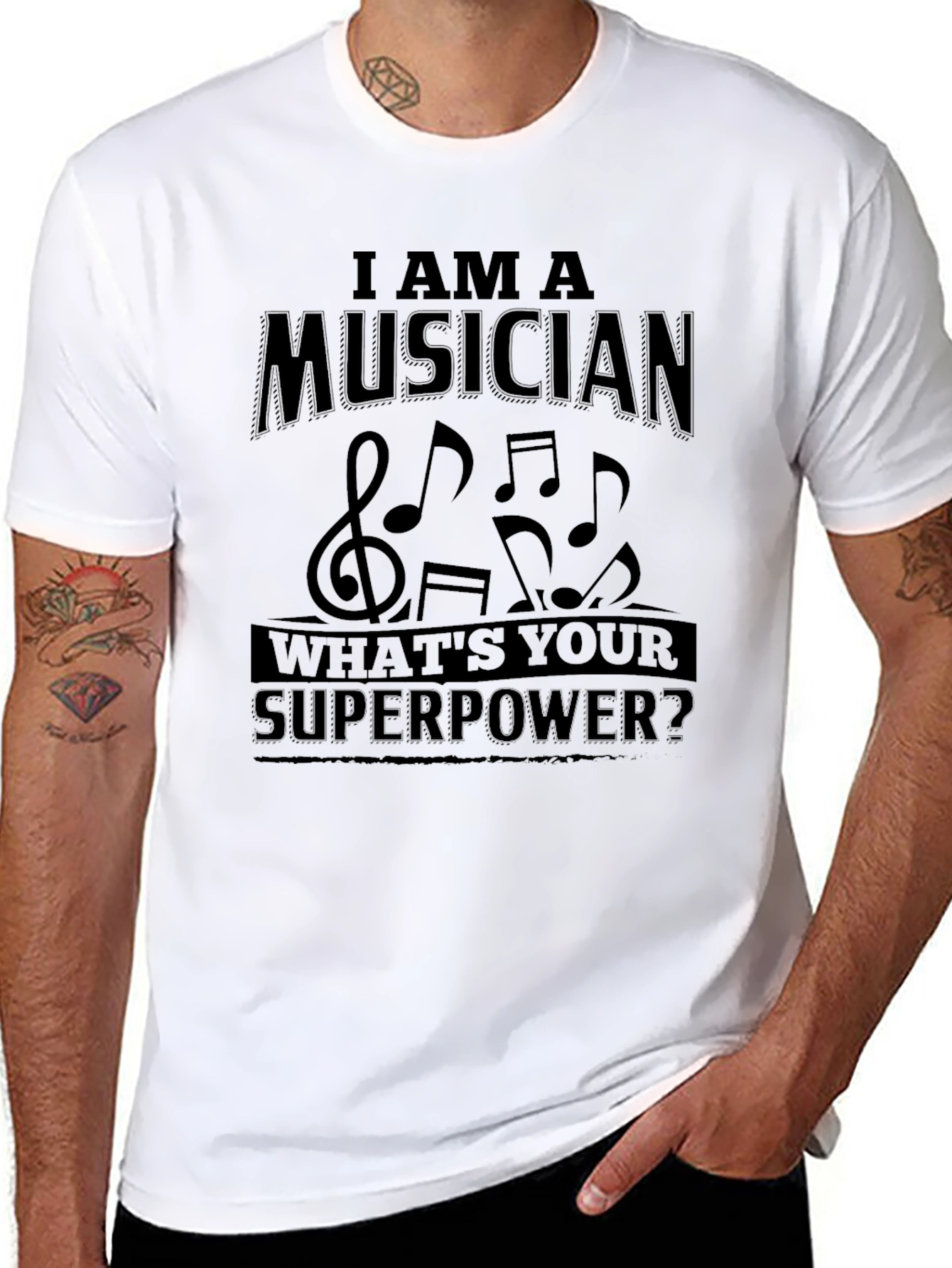 Musician Superpower T-Shirt - Music Lover Tee