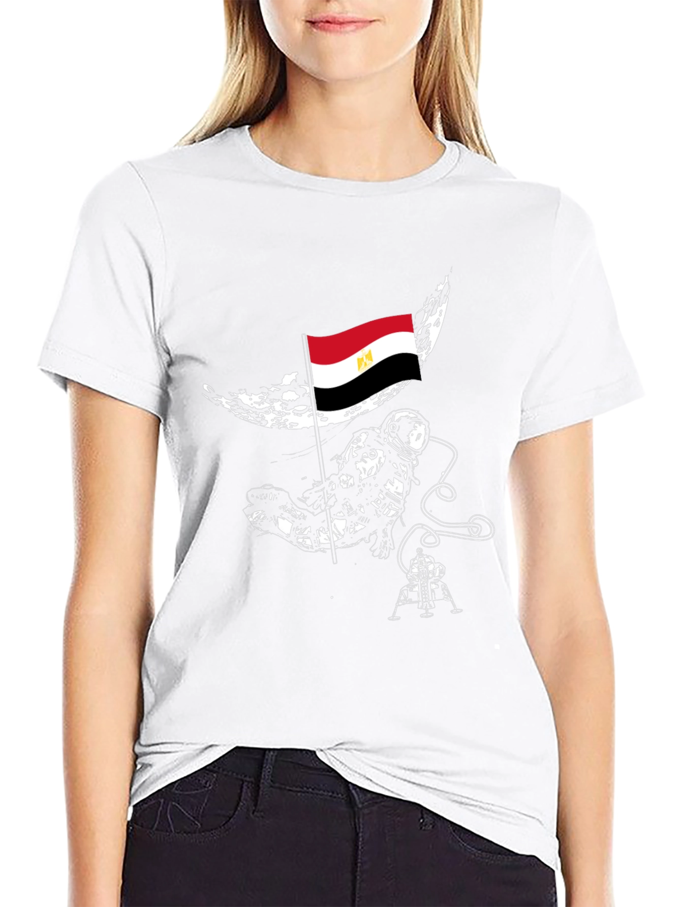 Egyptian Astronaut Moon Landing T-Shirt