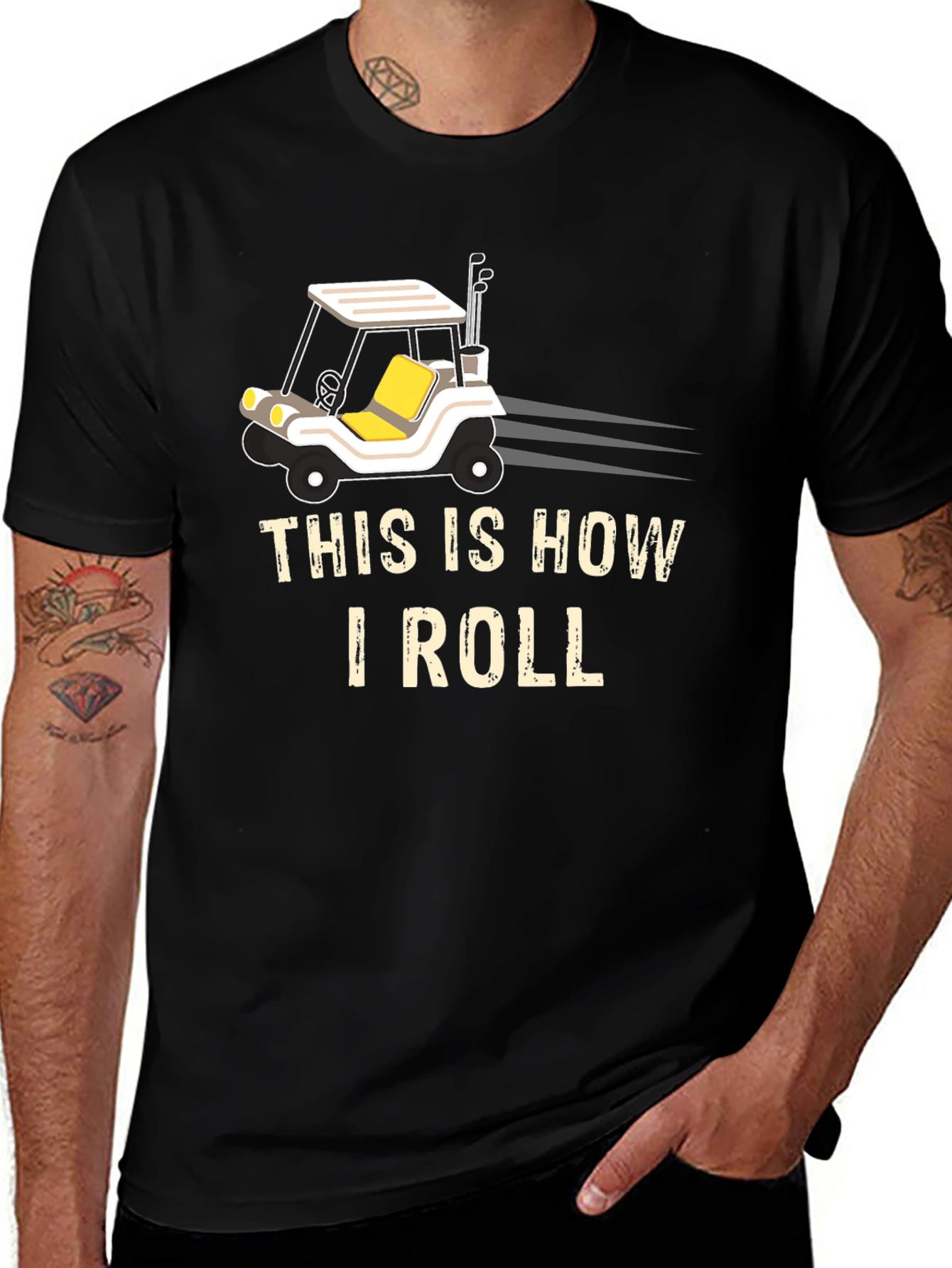 Funny Golf Cart T-Shirt: This is How I Roll