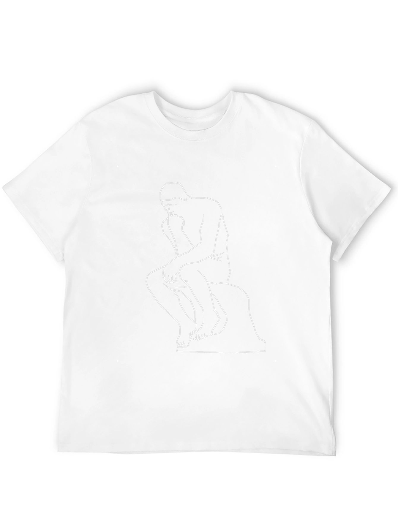 The Thinker Graphic Tee - Black