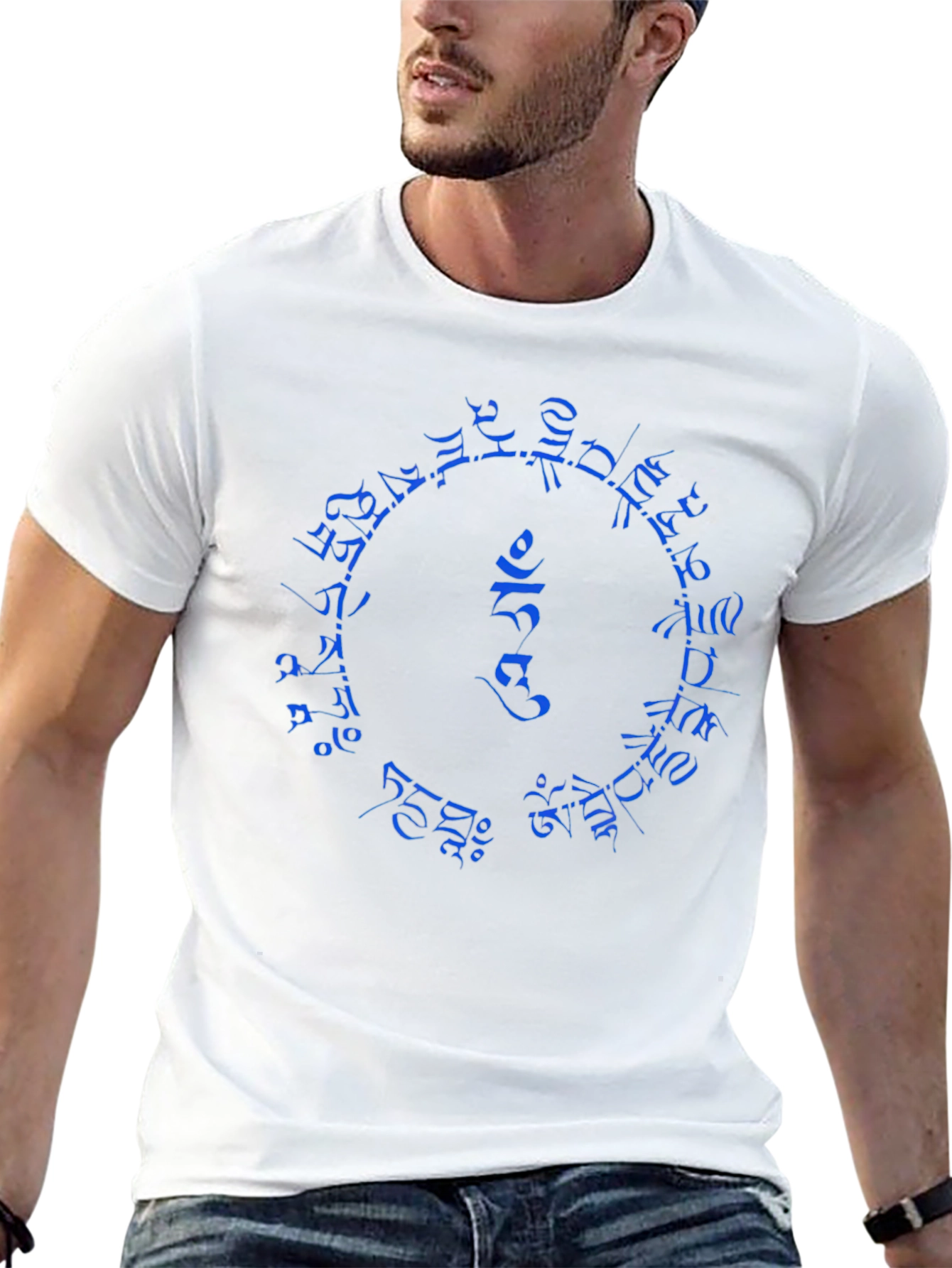 Mystic Circle Graphic T-Shirt - Black