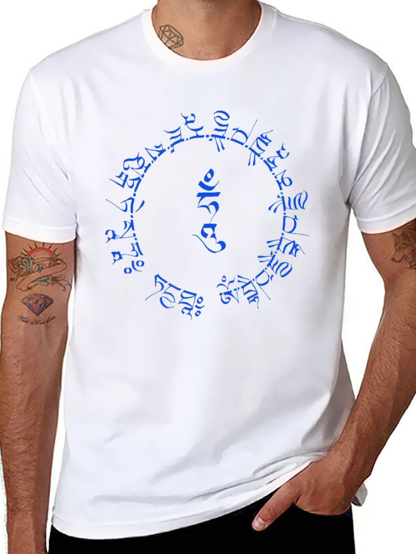 Mystic Circle Graphic T-Shirt - Black