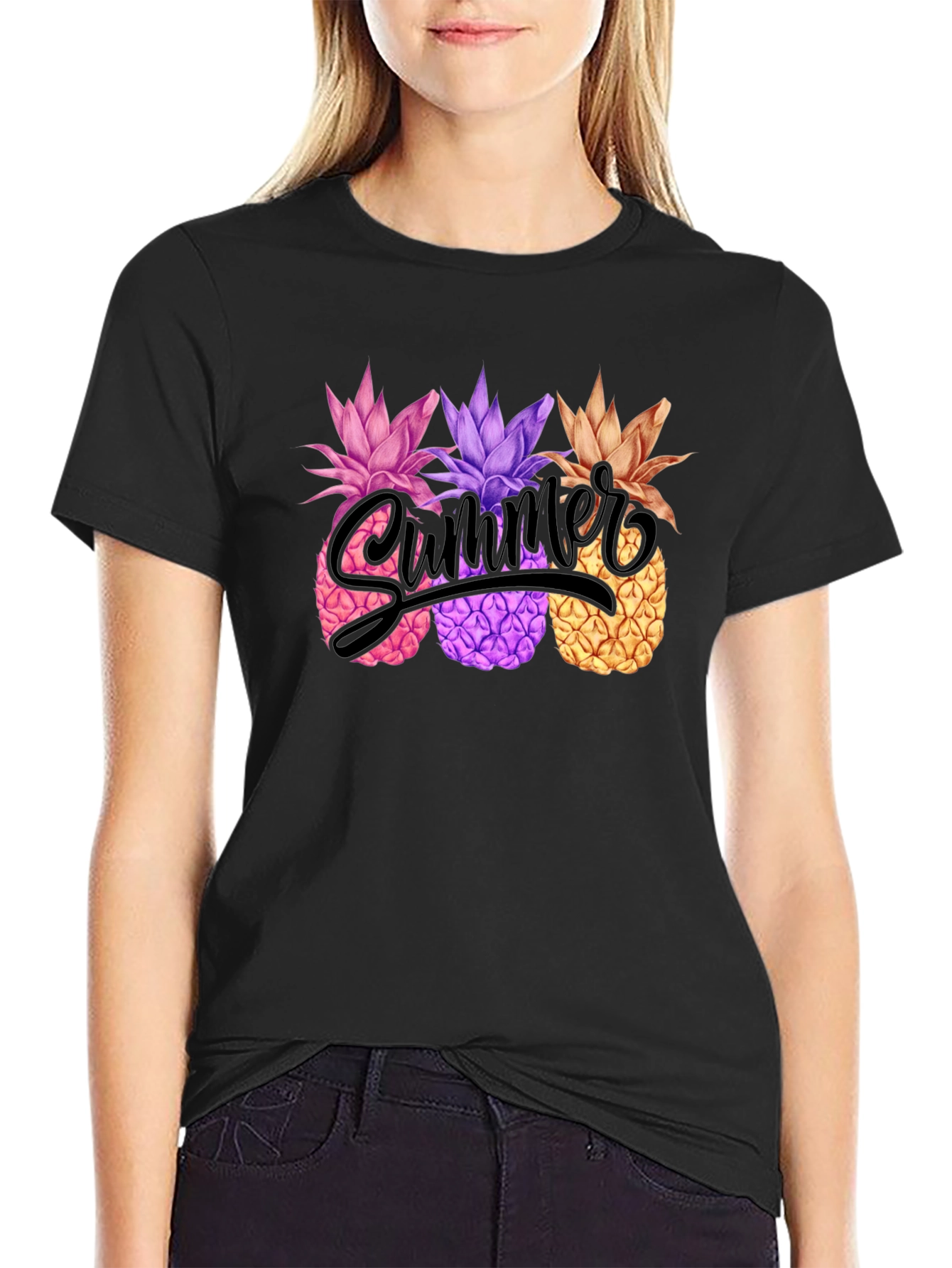 Summer Pineapple Graphic Tee