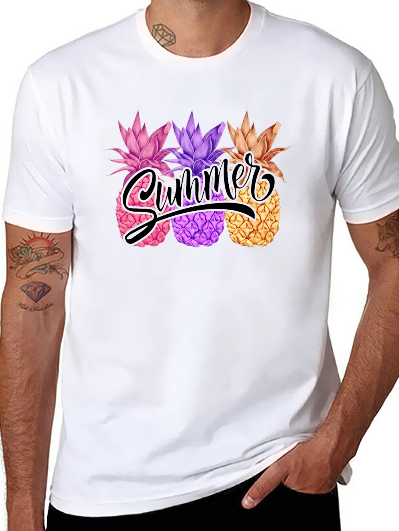Summer Pineapple Graphic Tee