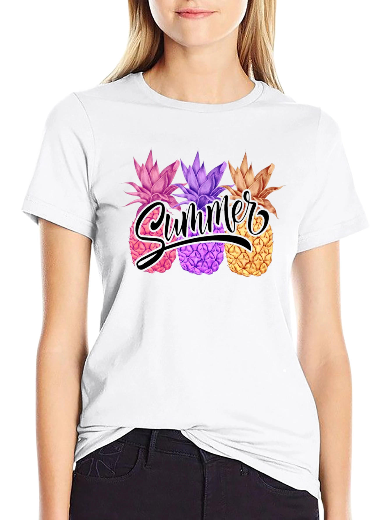 Summer Pineapple Graphic Tee