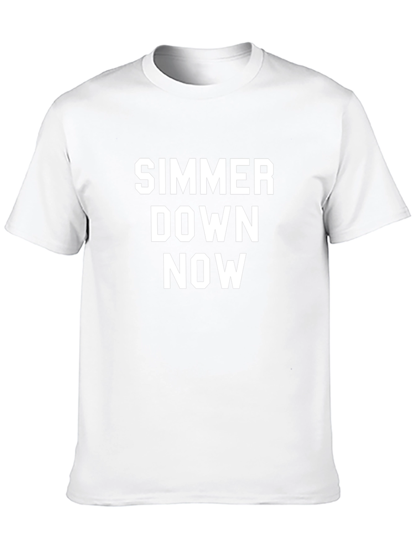 Simmer Down Now Graphic Tee - Bold Statement T-Shirt