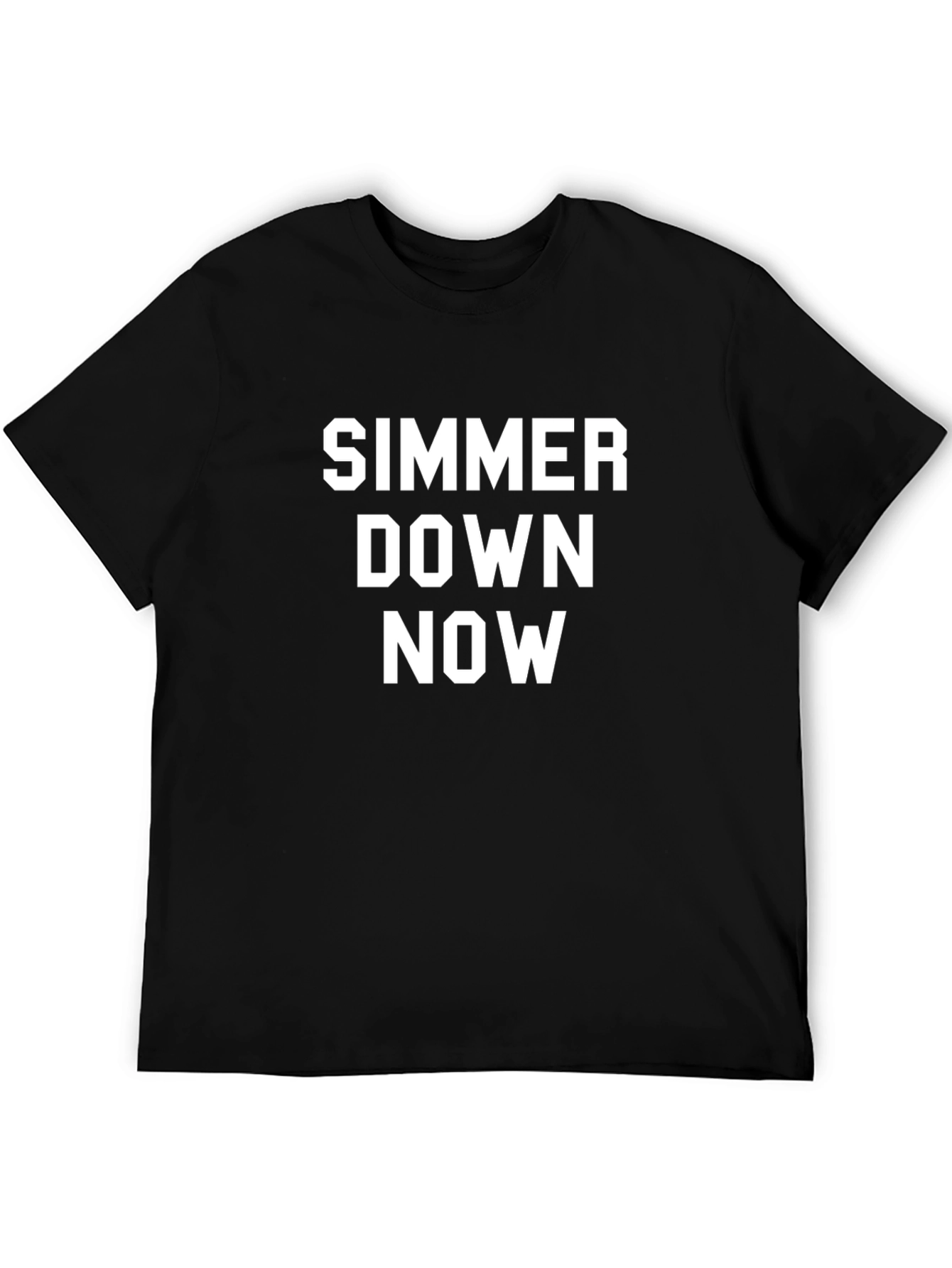 Simmer Down Now Graphic Tee - Bold Statement T-Shirt