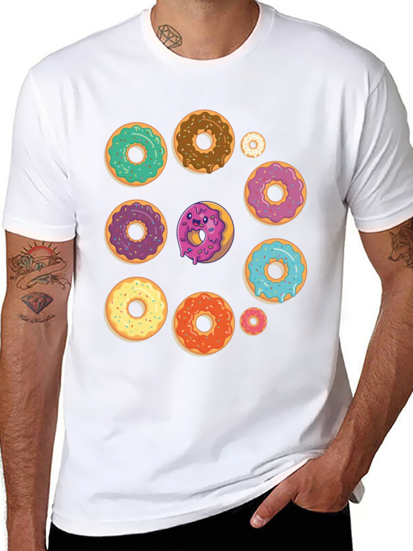Donut Graphic Tee - Sweet Treat Fashion