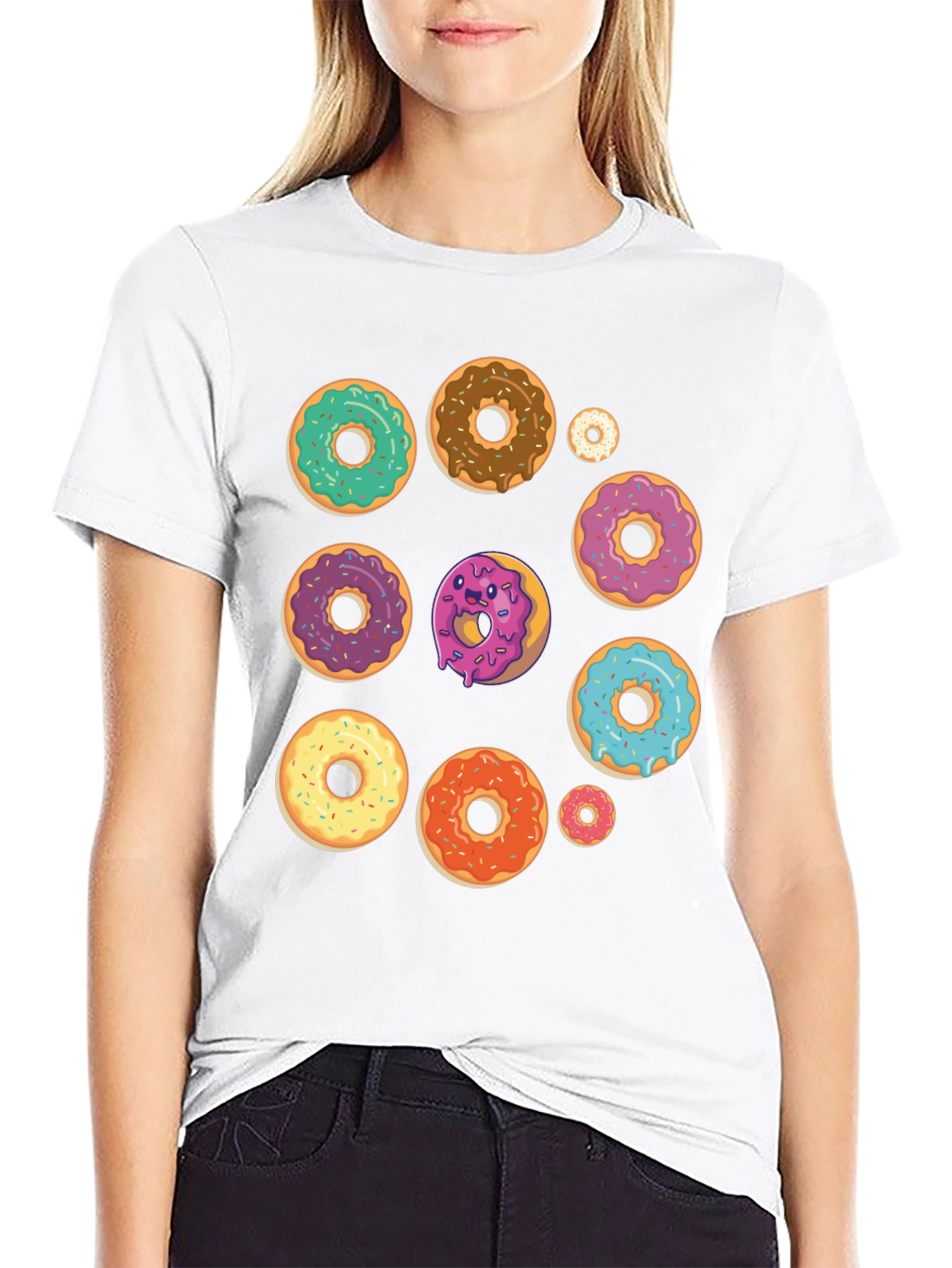 Donut Graphic Tee - Sweet Treat Fashion