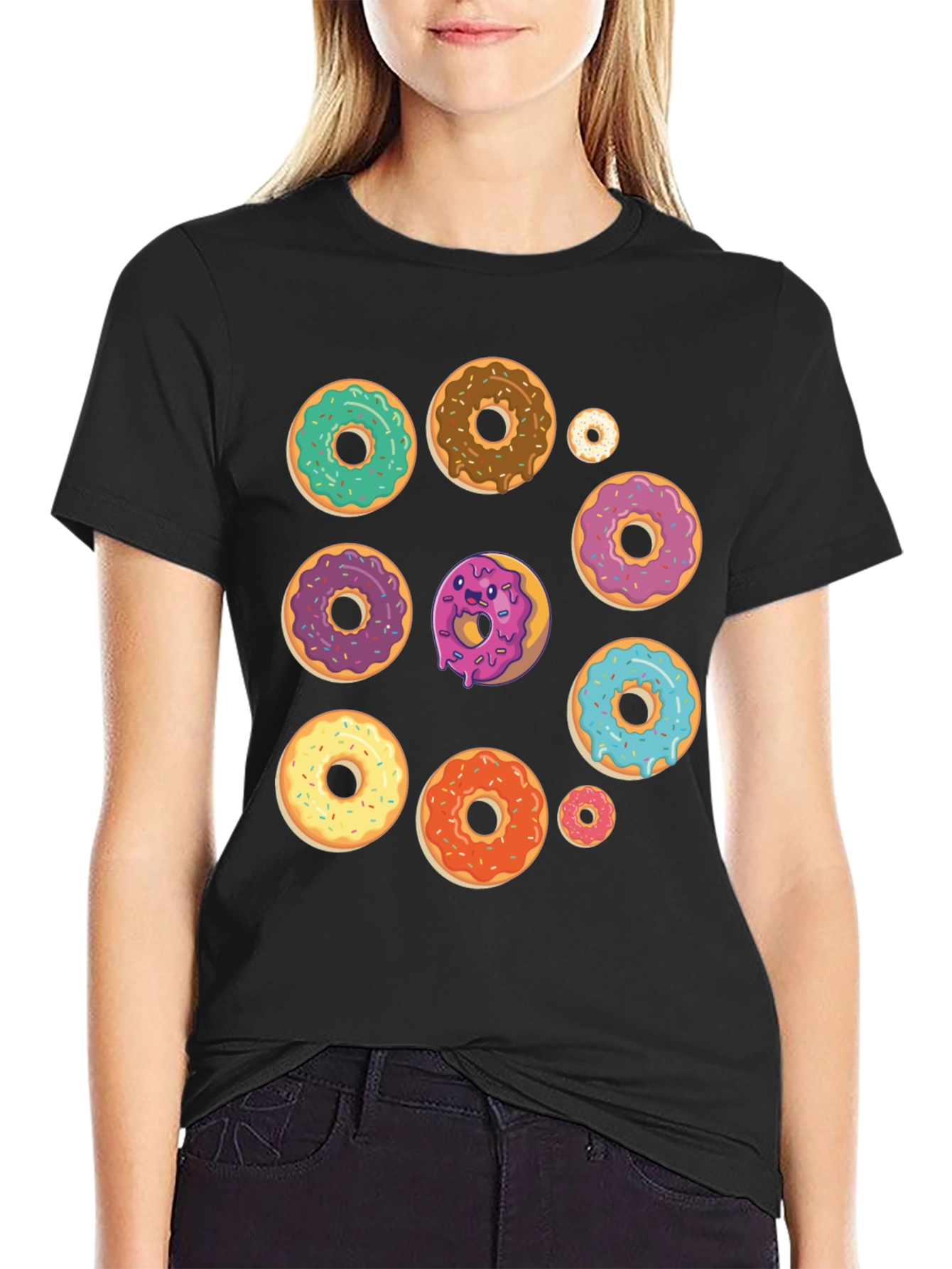 Donut Graphic Tee - Sweet Treat Fashion