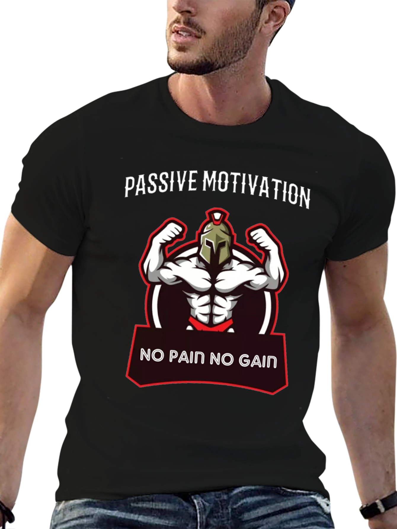 Passive Motivation Gym Spartan T-Shirt