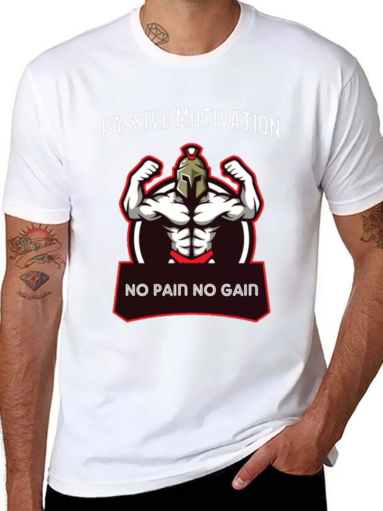 Passive Motivation Gym Spartan T-Shirt