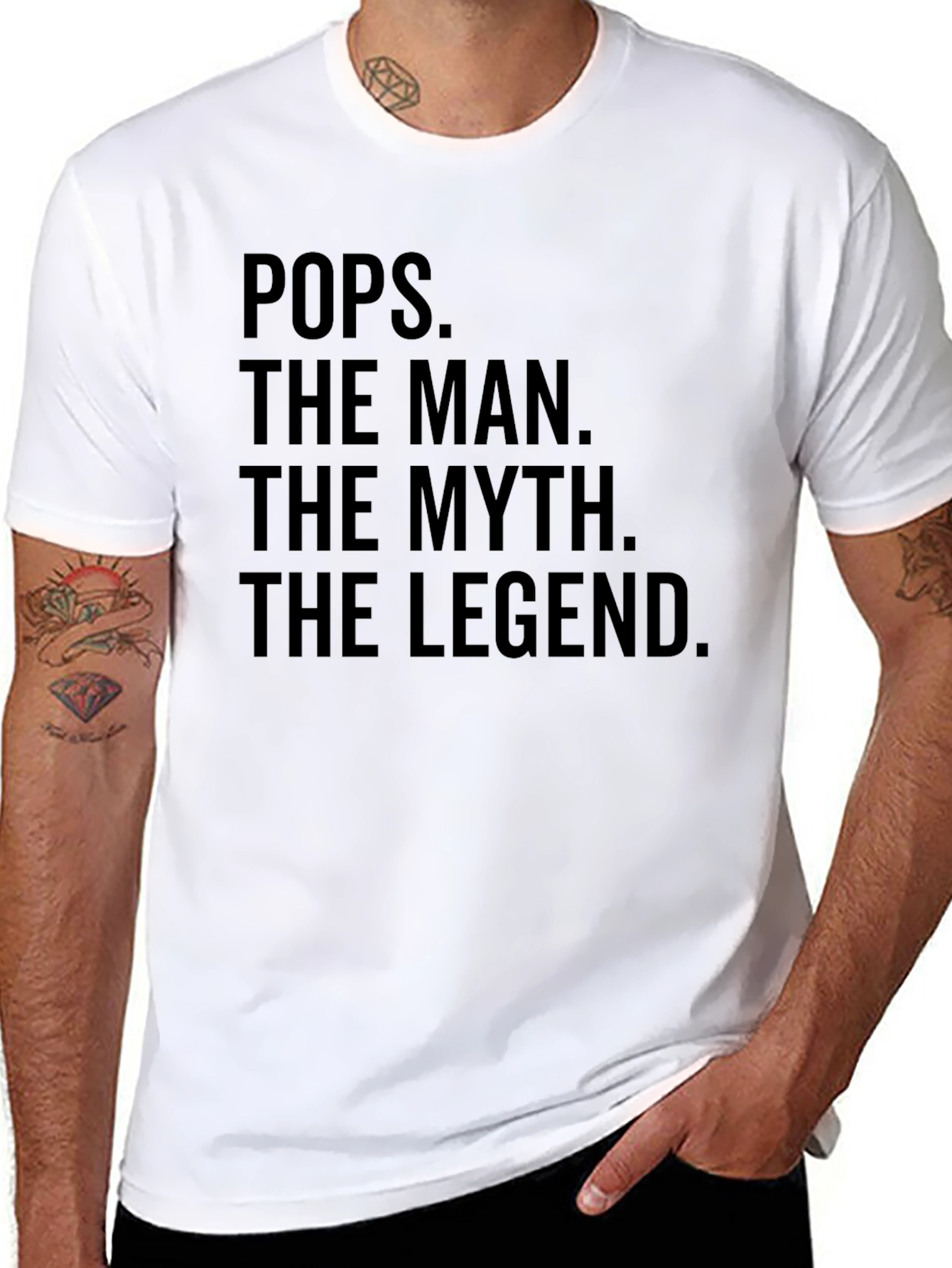 Pops The Man The Myth T-Shirt