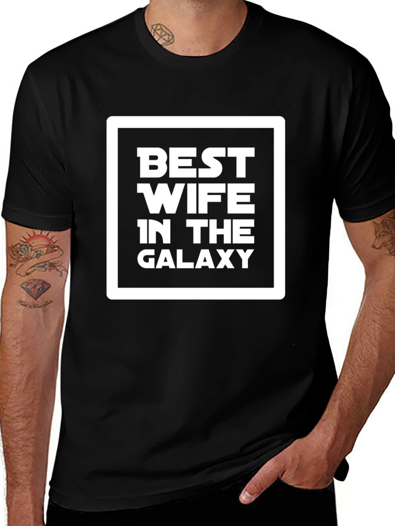Best Wife in The Galaxy Graphic T-Shirt