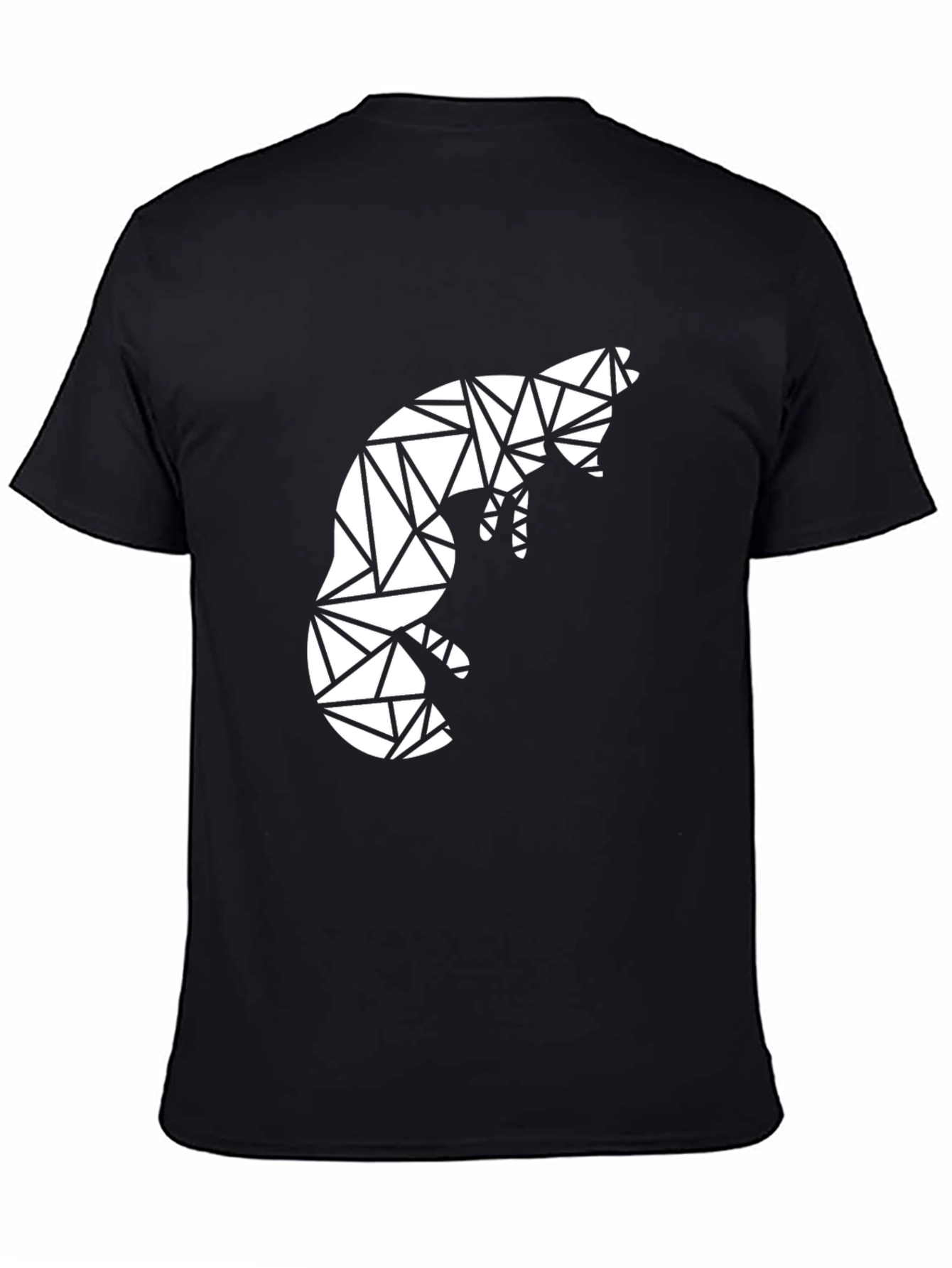 Geometric Fox Graphic T-Shirt