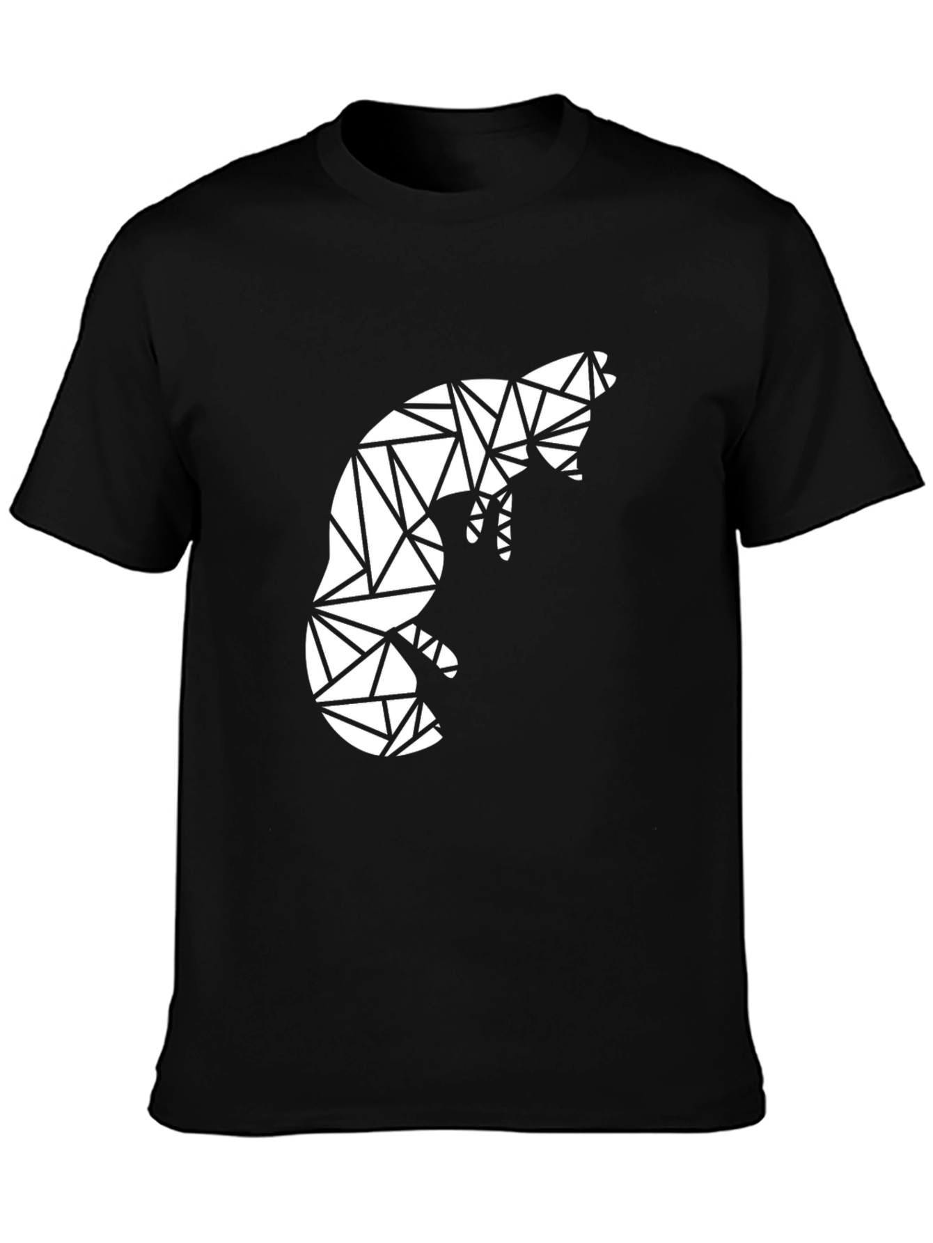Geometric Fox Graphic T-Shirt