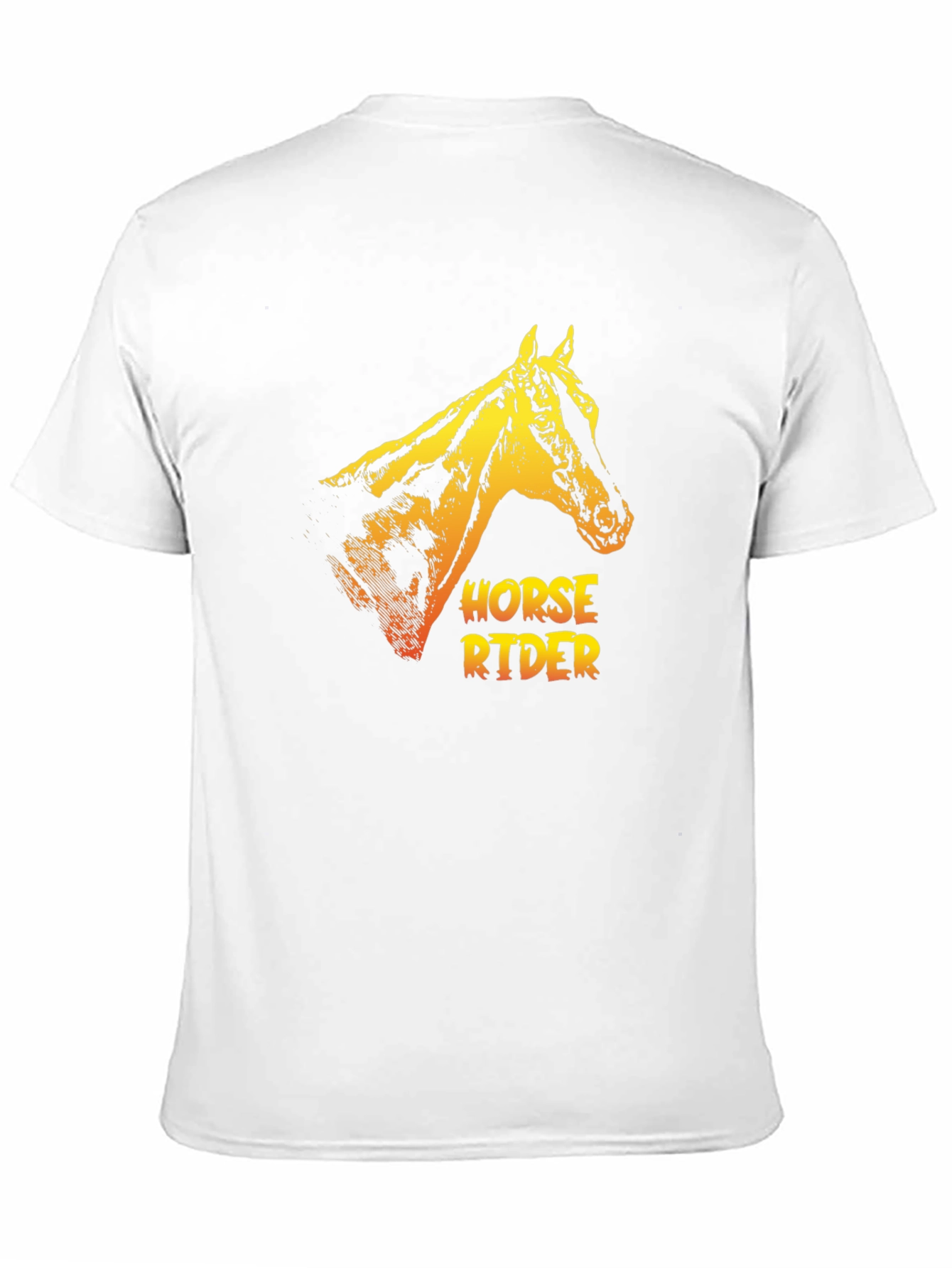 Horse Rider Graphic Tee - Cool Animal Print