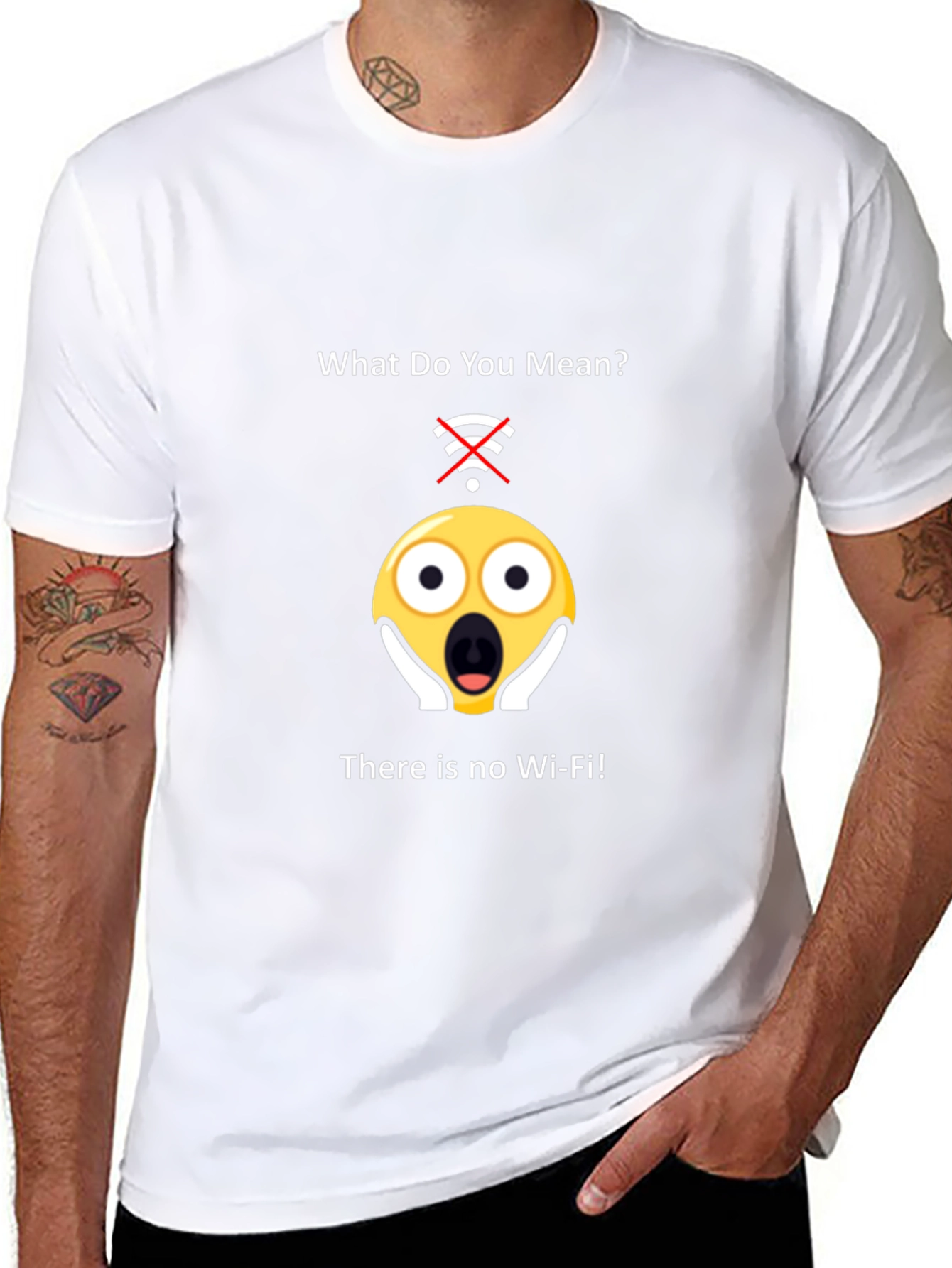 No Wi-Fi T-Shirt Funny Tech Tee