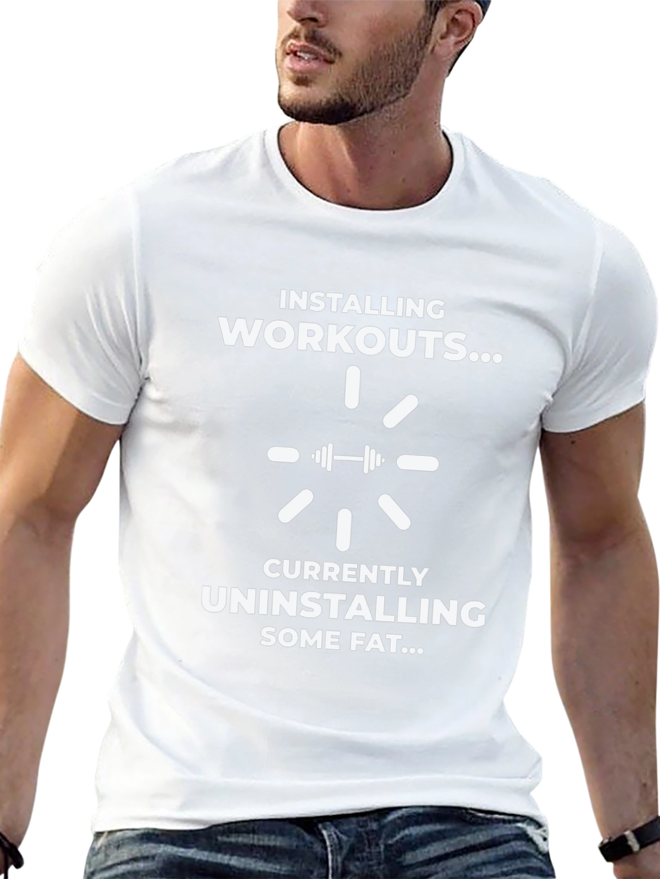 Funny Workout T-Shirt - Installing Workouts