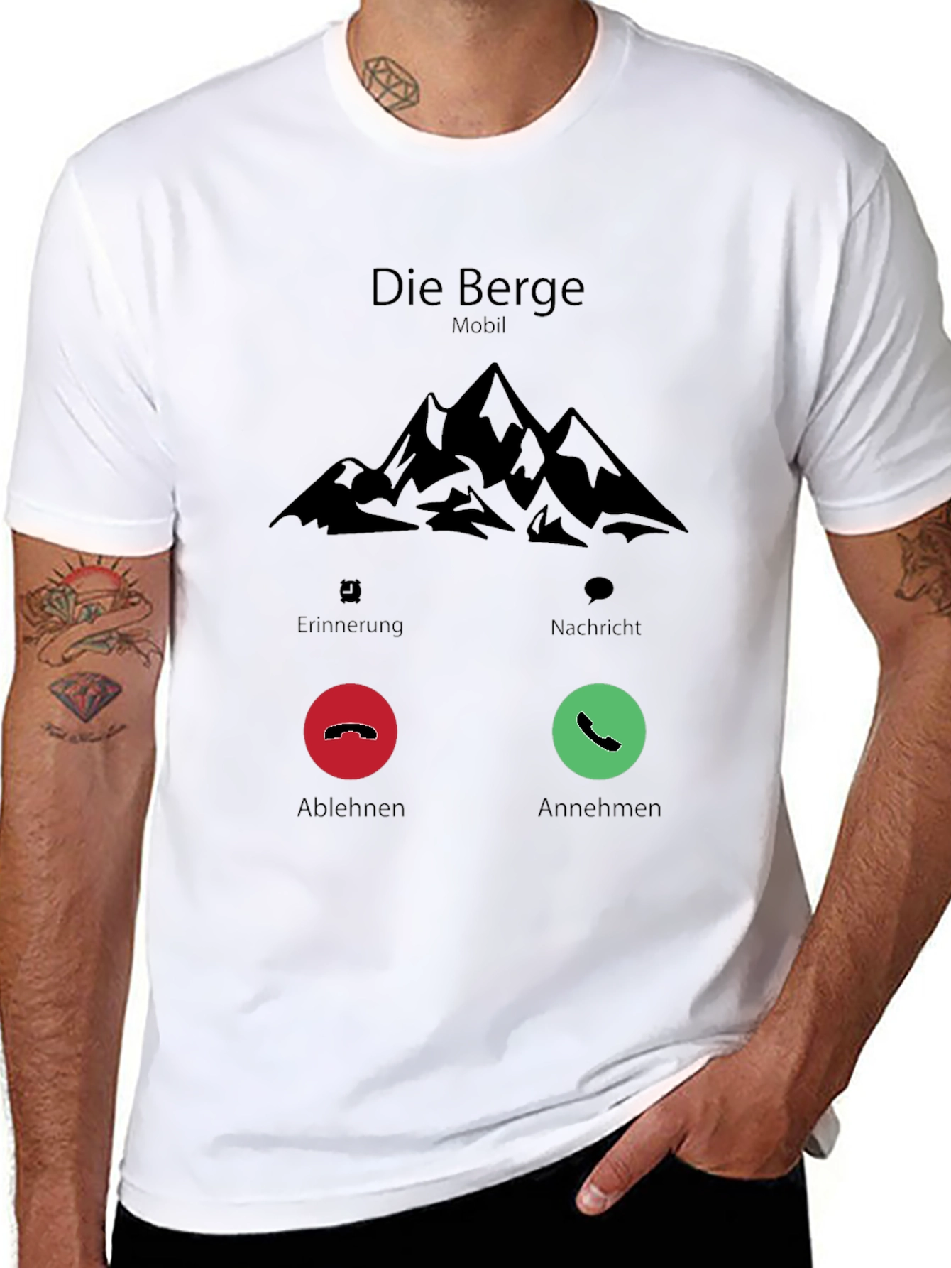 Die Berge T-Shirt - Mountain Calling Tee