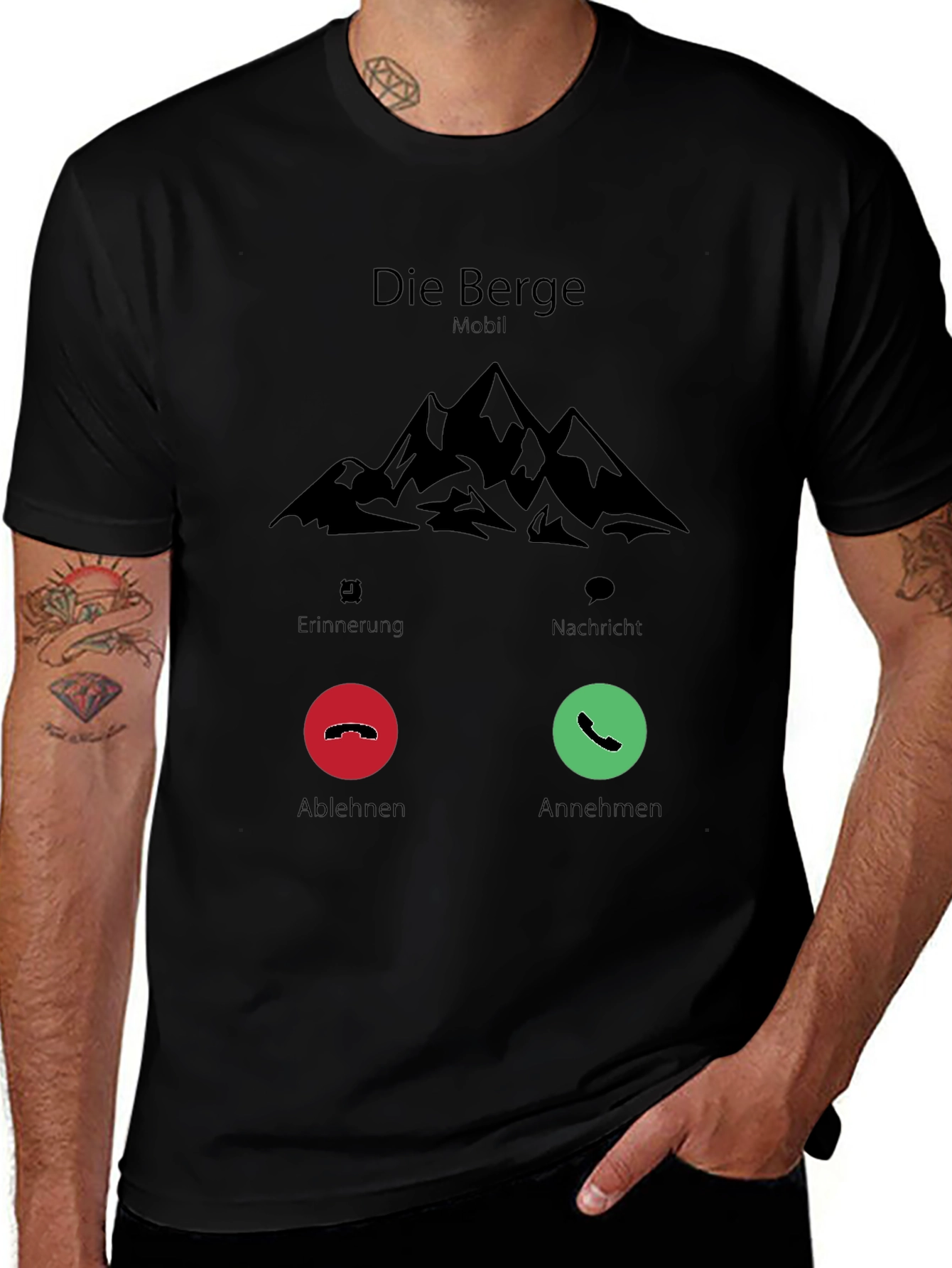 Die Berge T-Shirt - Mountain Calling Tee