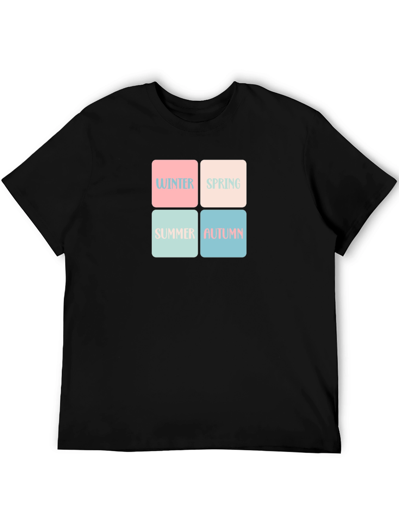 Seasons T-Shirt: Winter Spring Summer Autumn Design