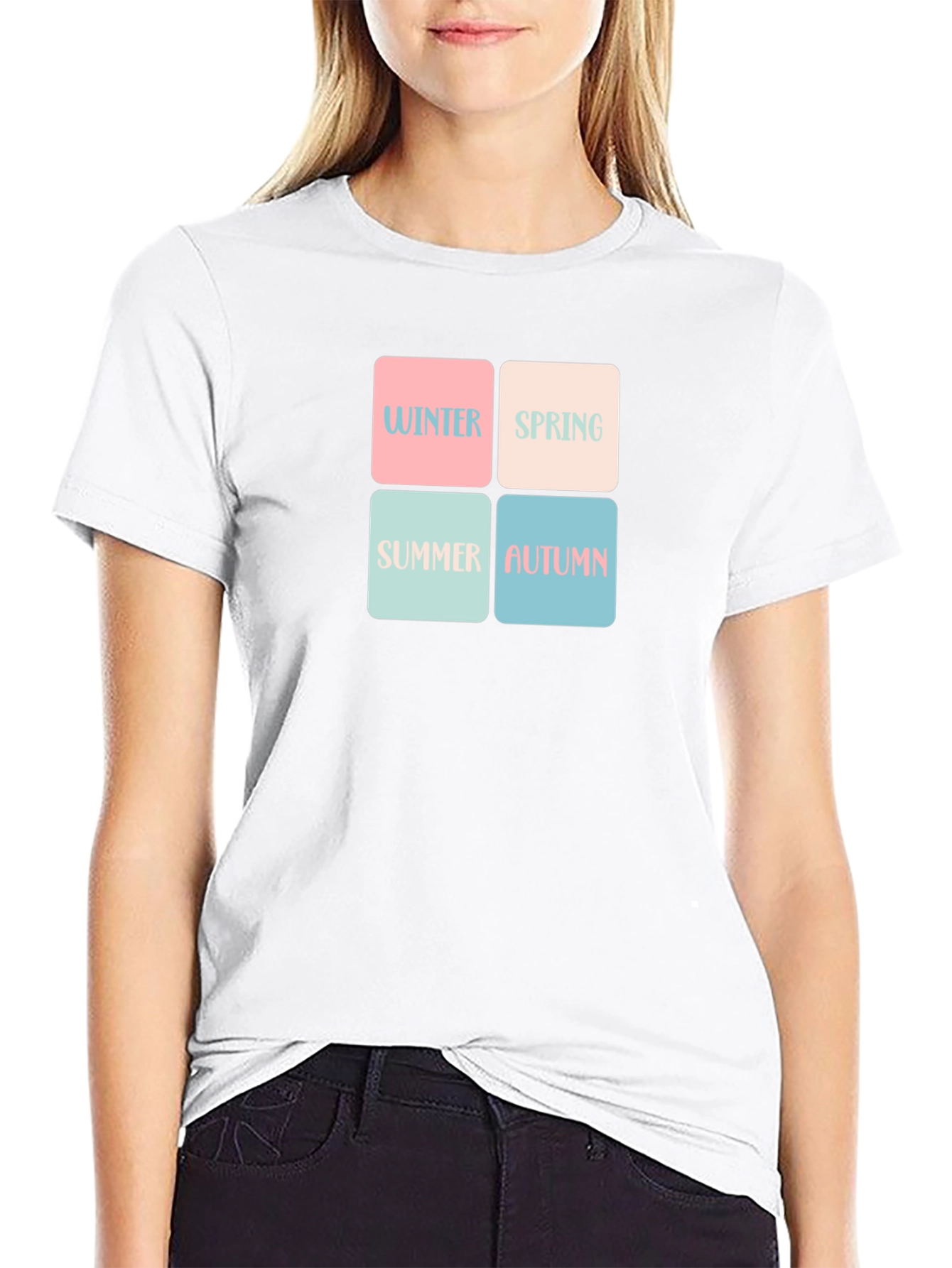 Seasons T-Shirt: Winter Spring Summer Autumn Design