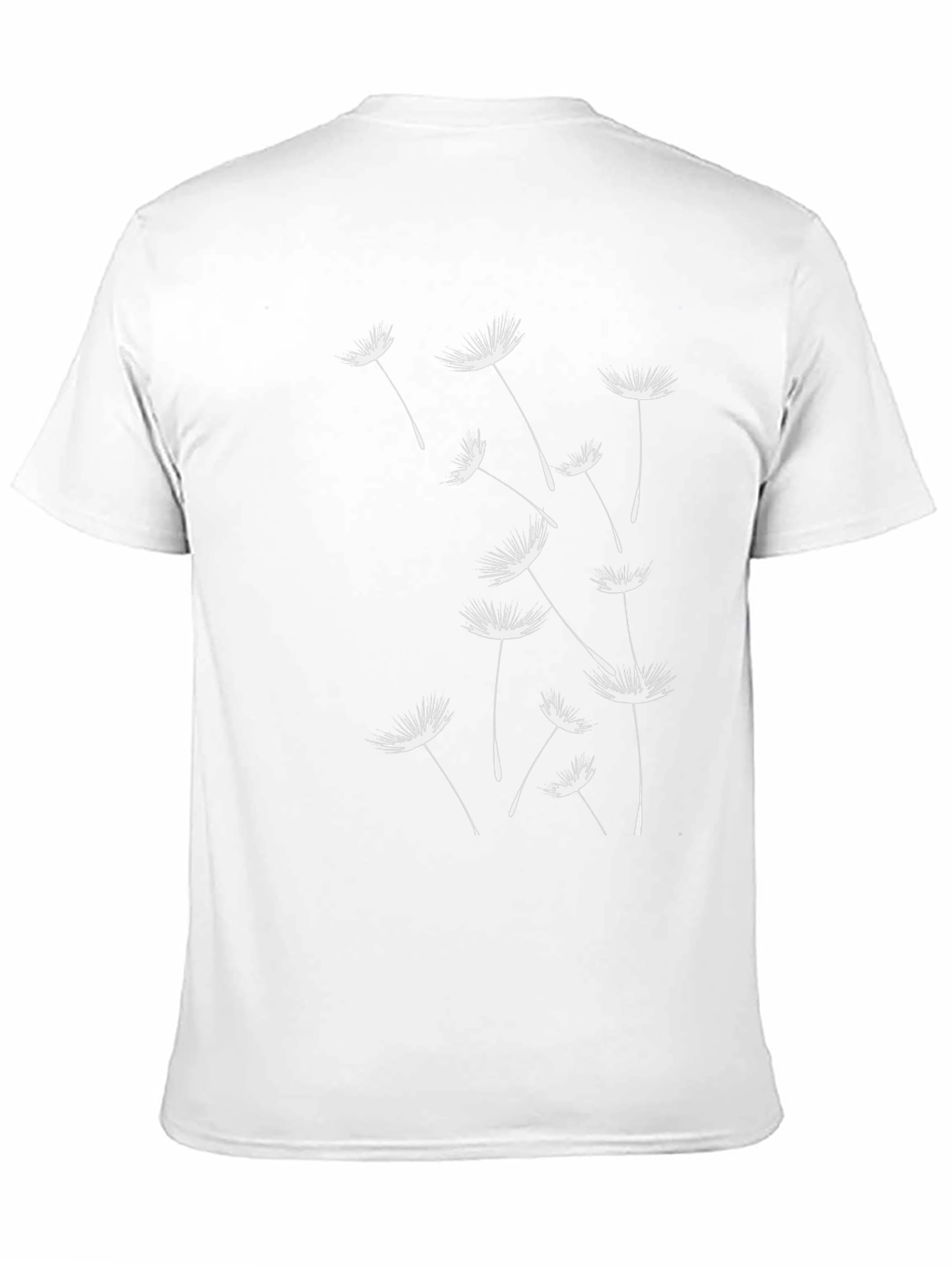 Dandelion Wishes Graphic Tee - Black Cotton