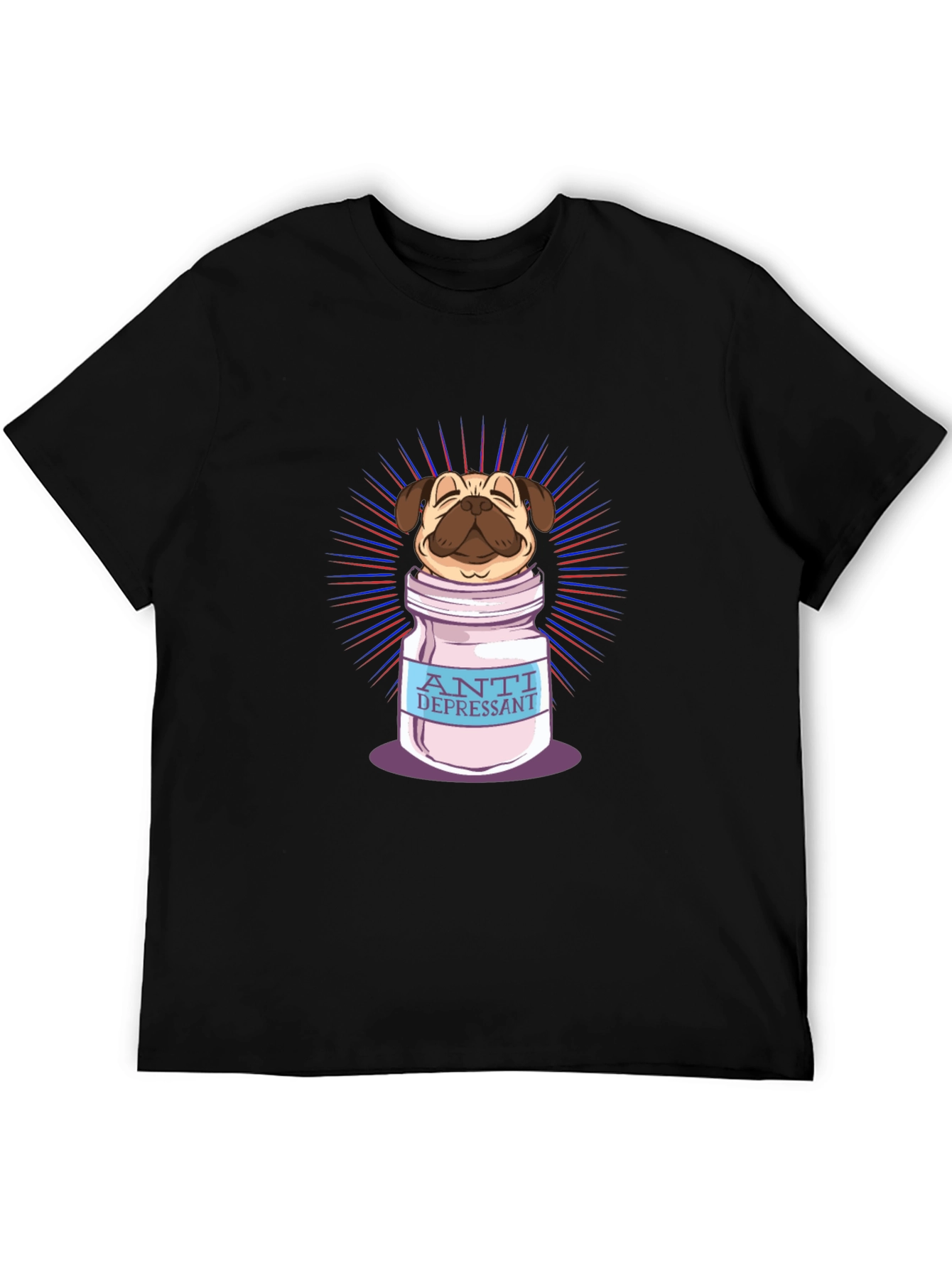 Pug Antidepressant T-Shirt