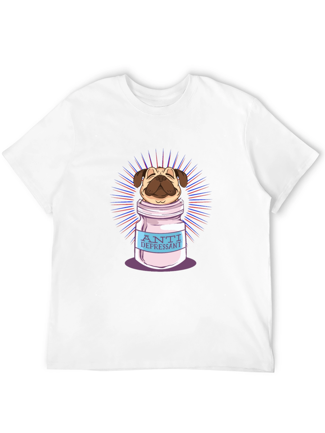 Pug Antidepressant T-Shirt