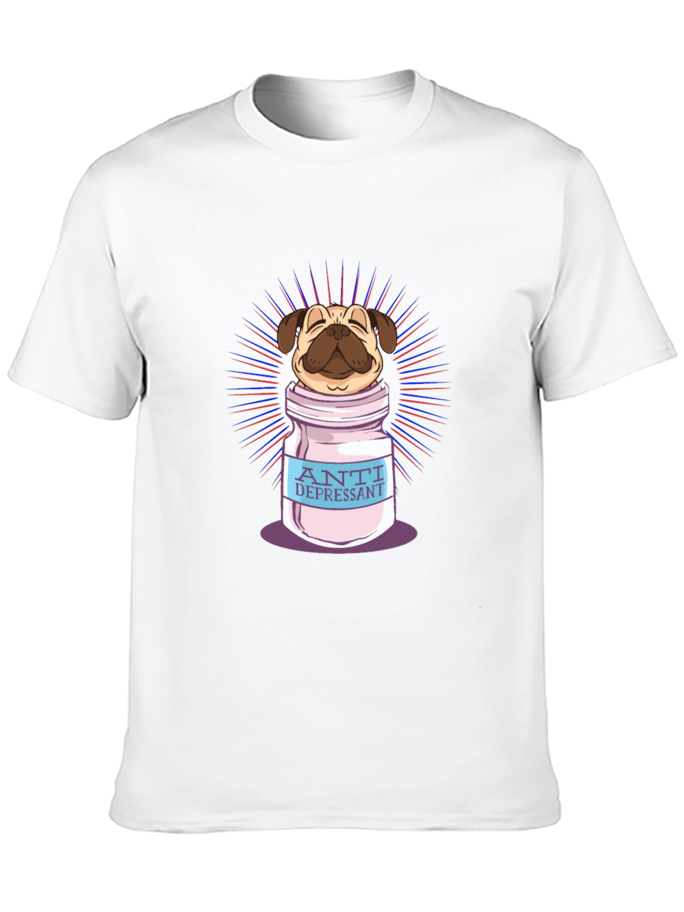 Pug Antidepressant T-Shirt