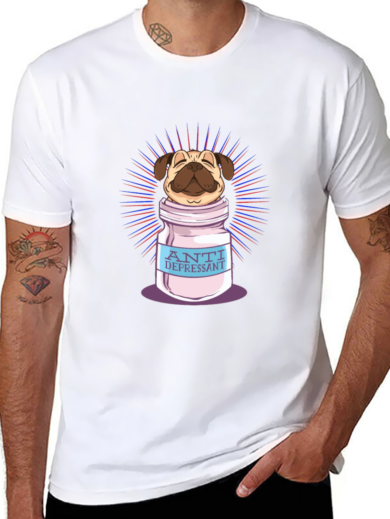 Pug Antidepressant T-Shirt