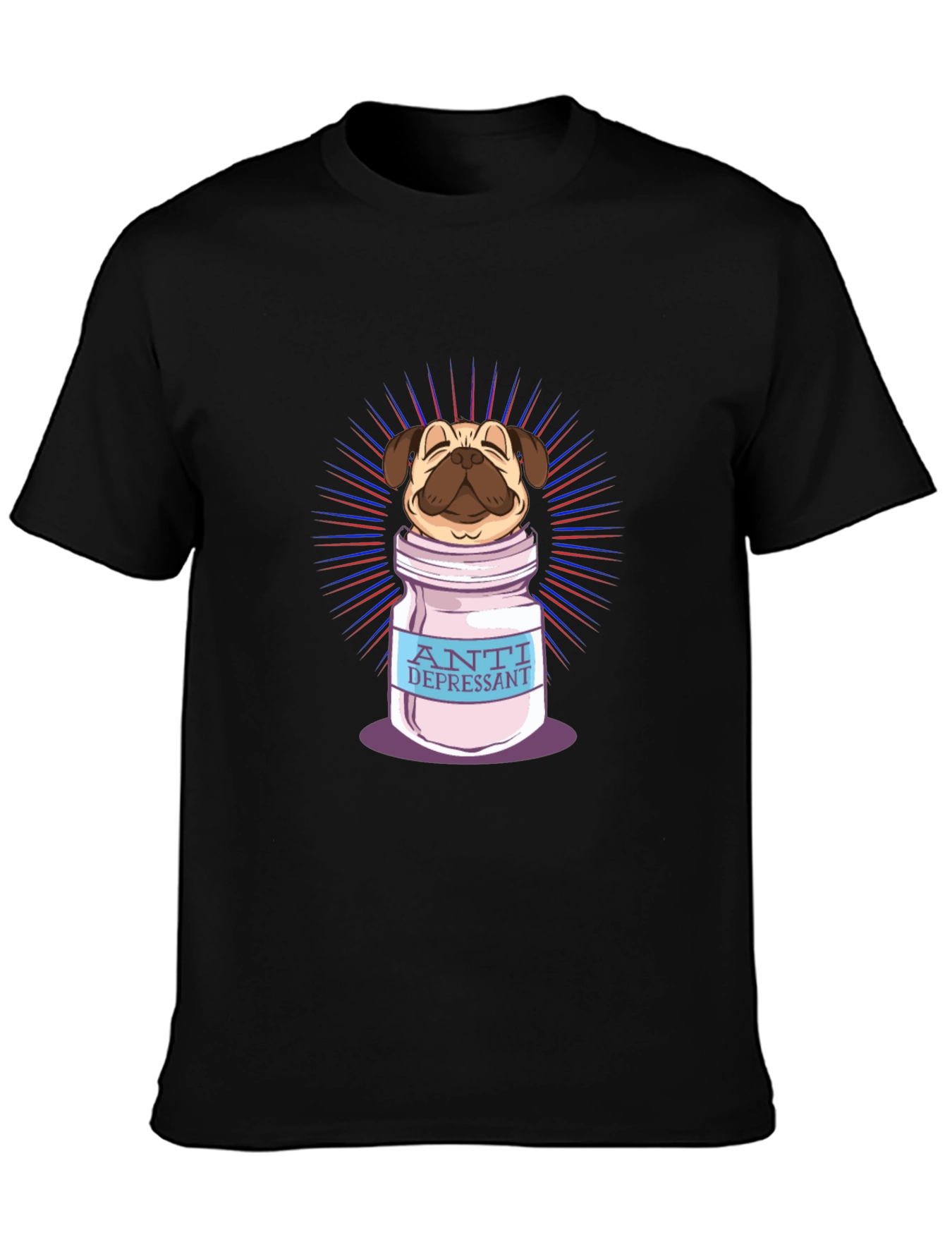 Pug Antidepressant T-Shirt