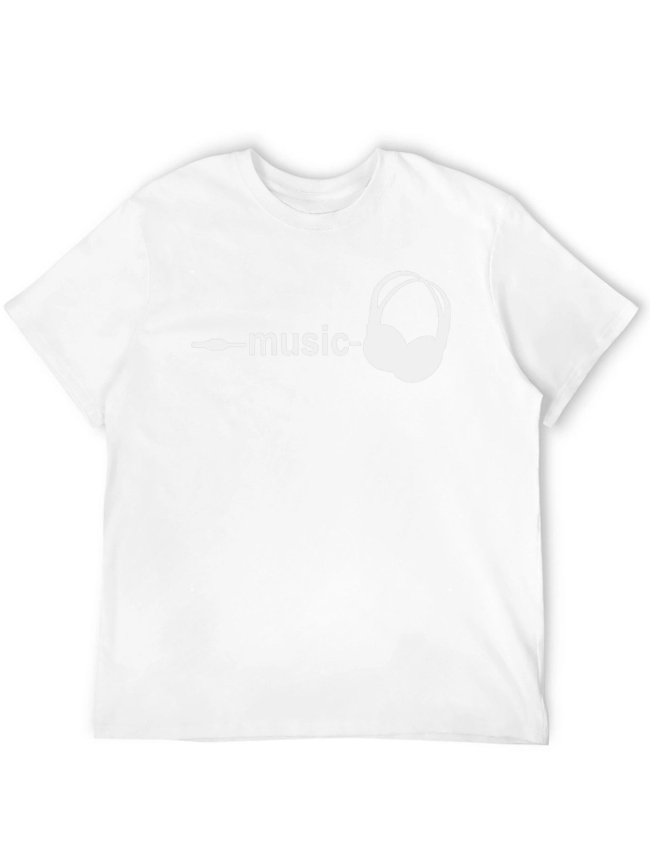 Music Lover T-Shirt - Headphone Graphic Tee
