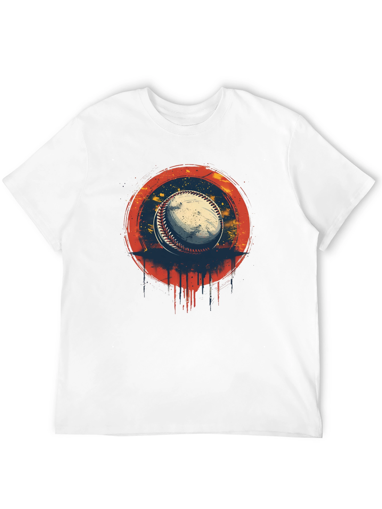 Baseball Graphic Print Tee