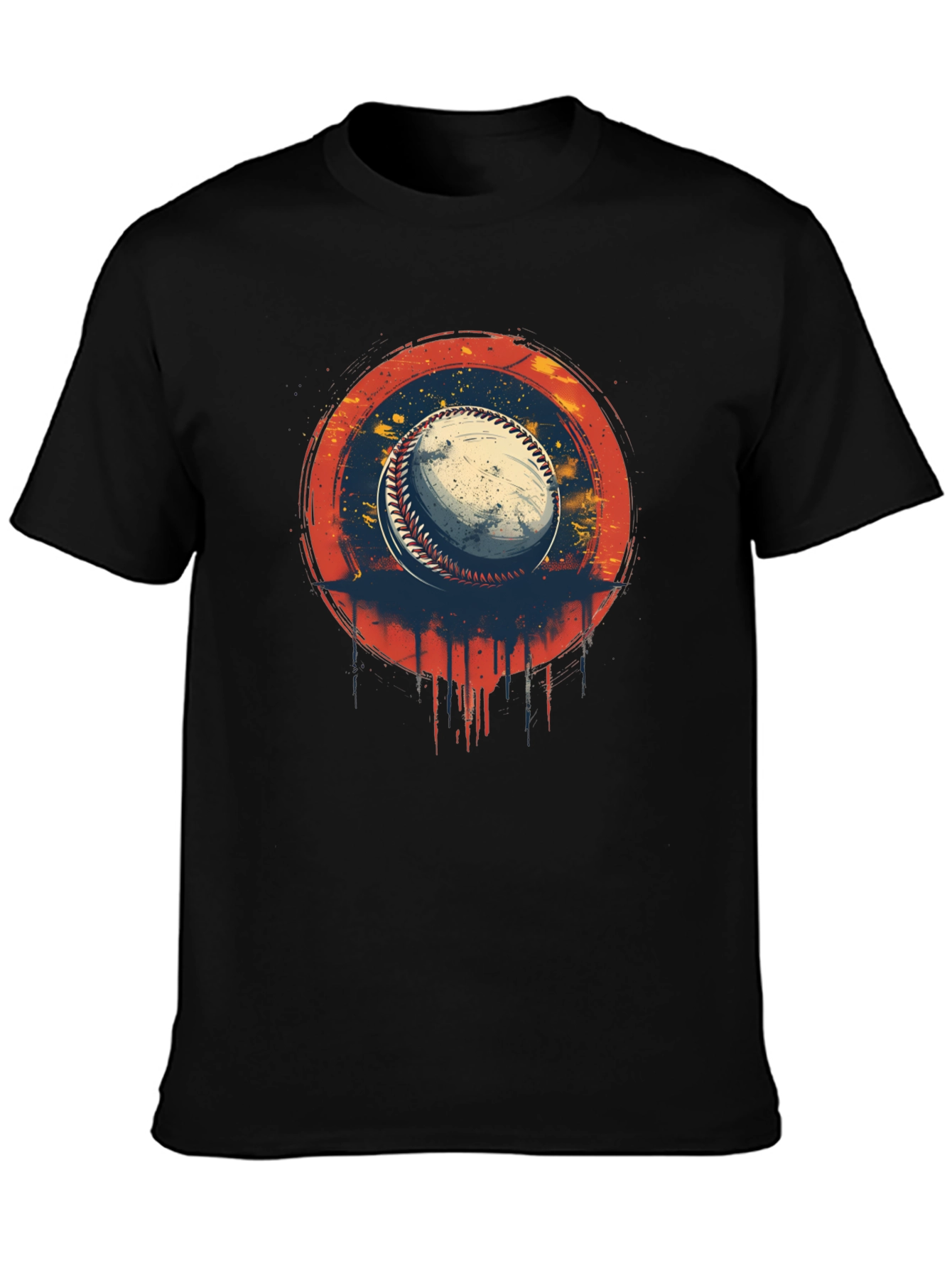 Baseball Graphic Print Tee
