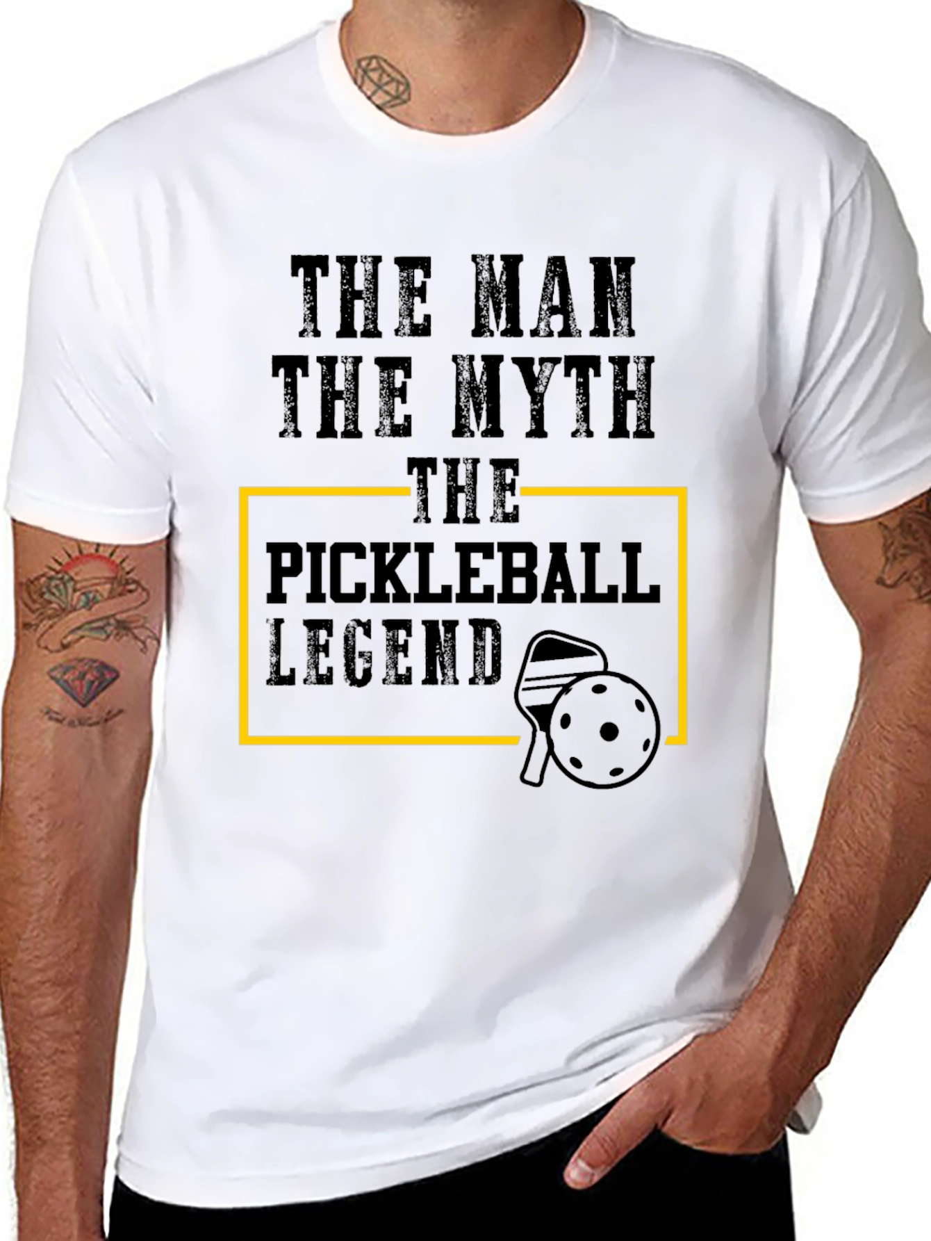 The Pickleball Legend Tee - Man Myth Legend!