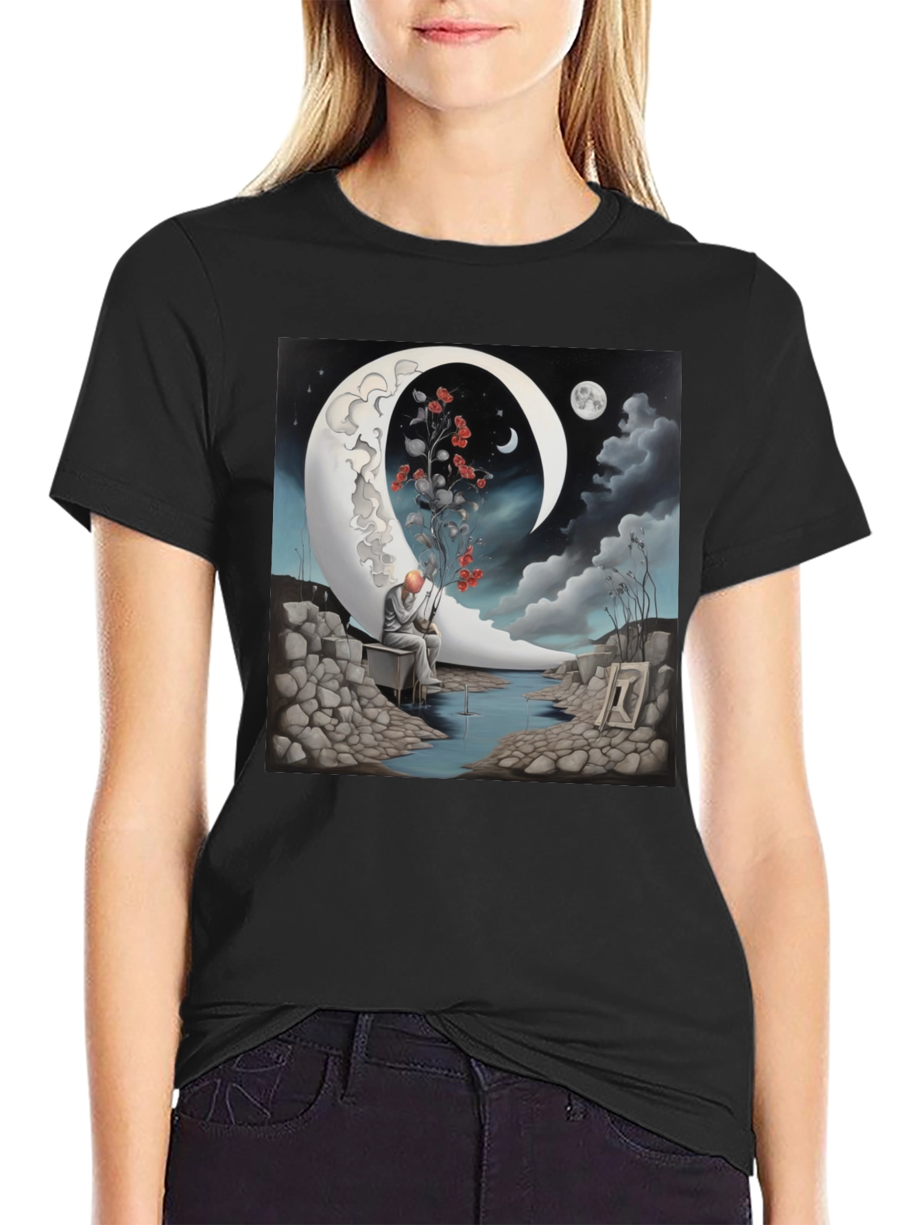 Artistic Moon T-Shirt