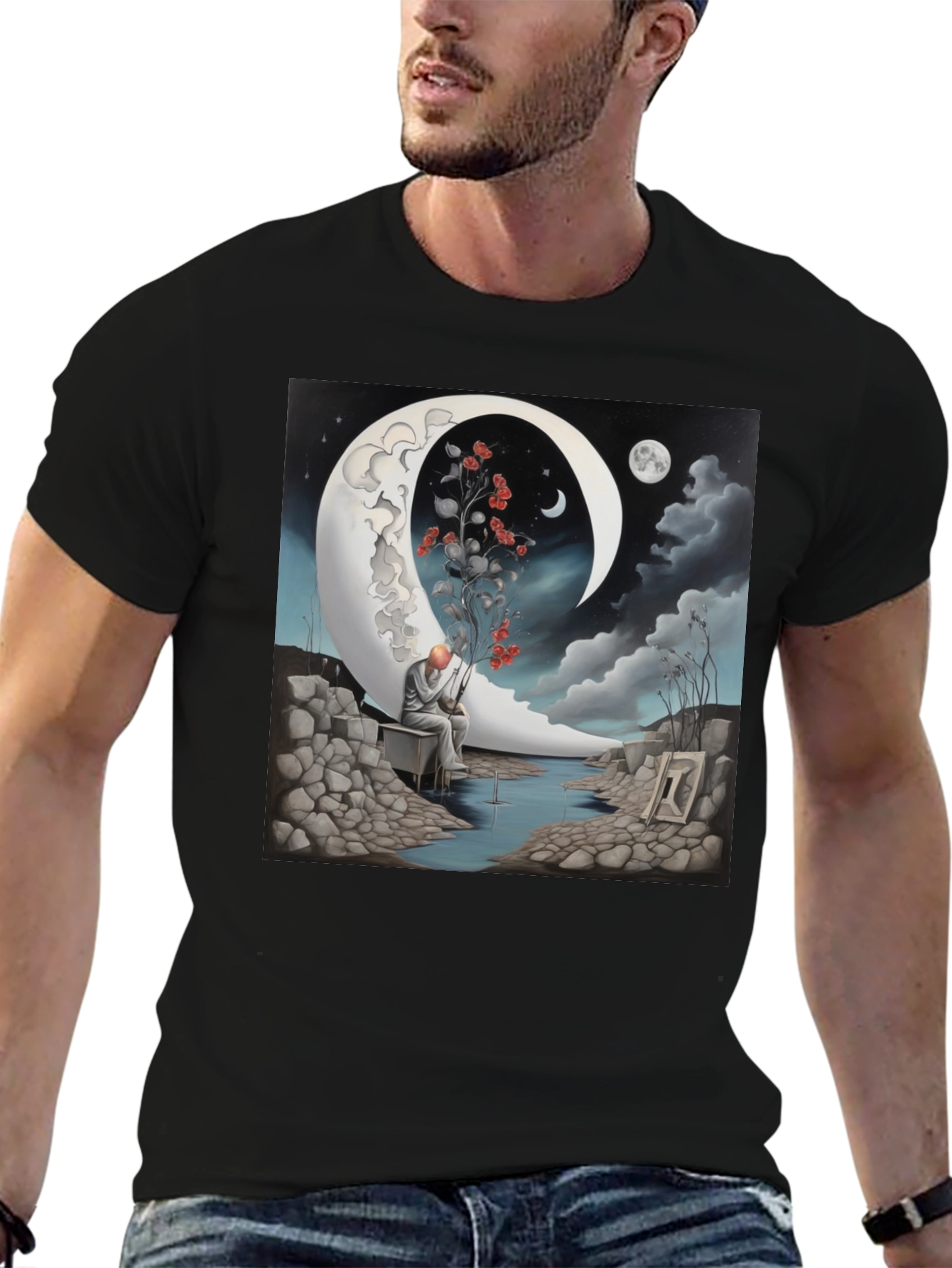 Artistic Moon T-Shirt