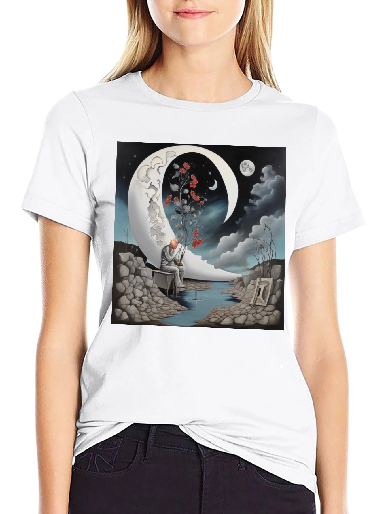 Artistic Moon T-Shirt
