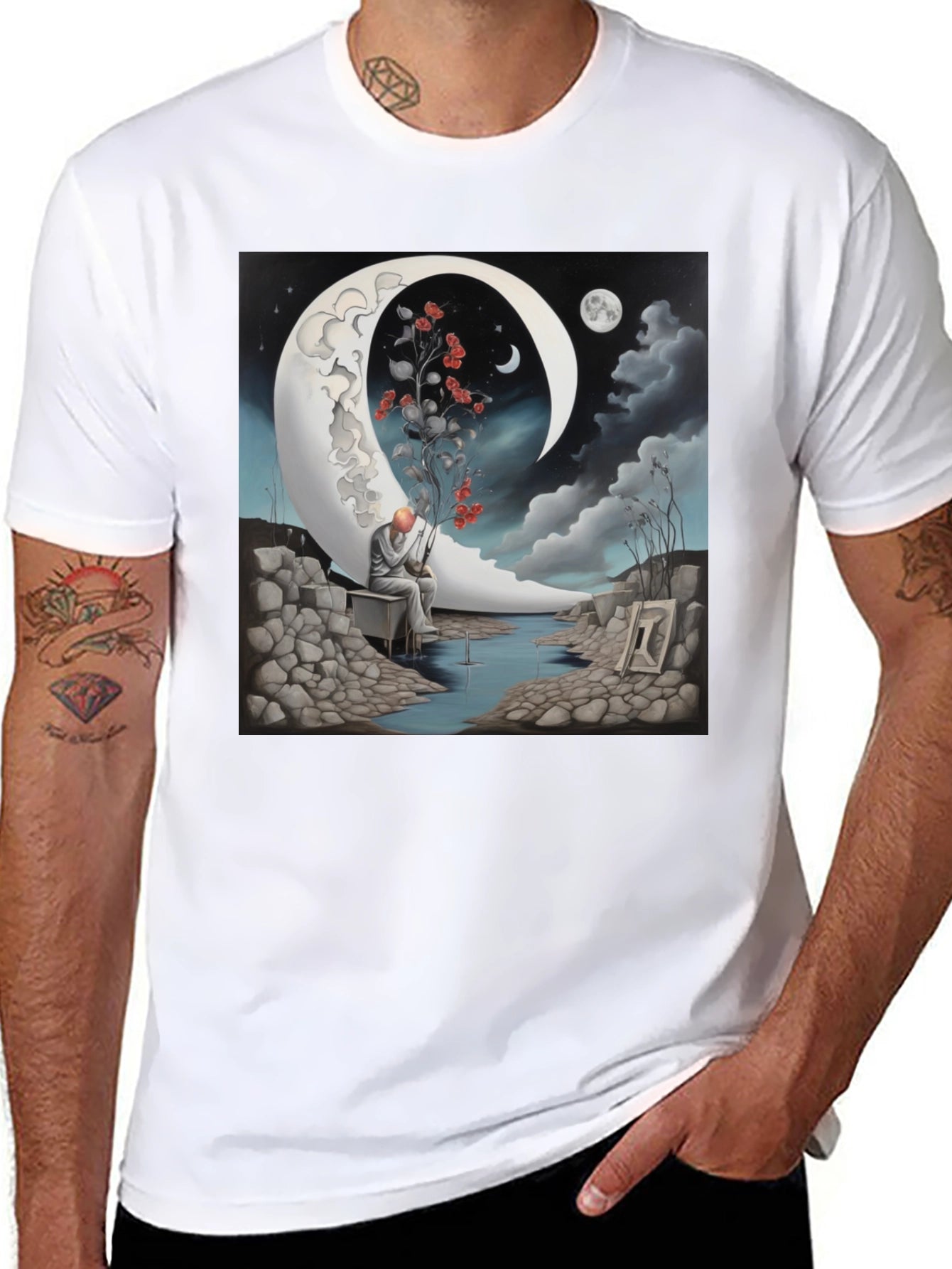 Artistic Moon T-Shirt