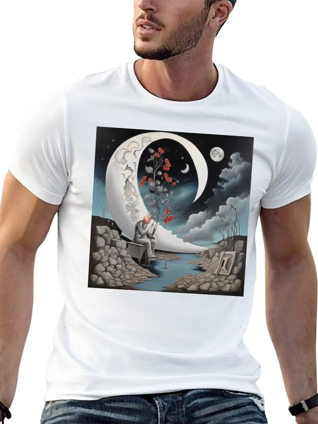 Artistic Moon T-Shirt