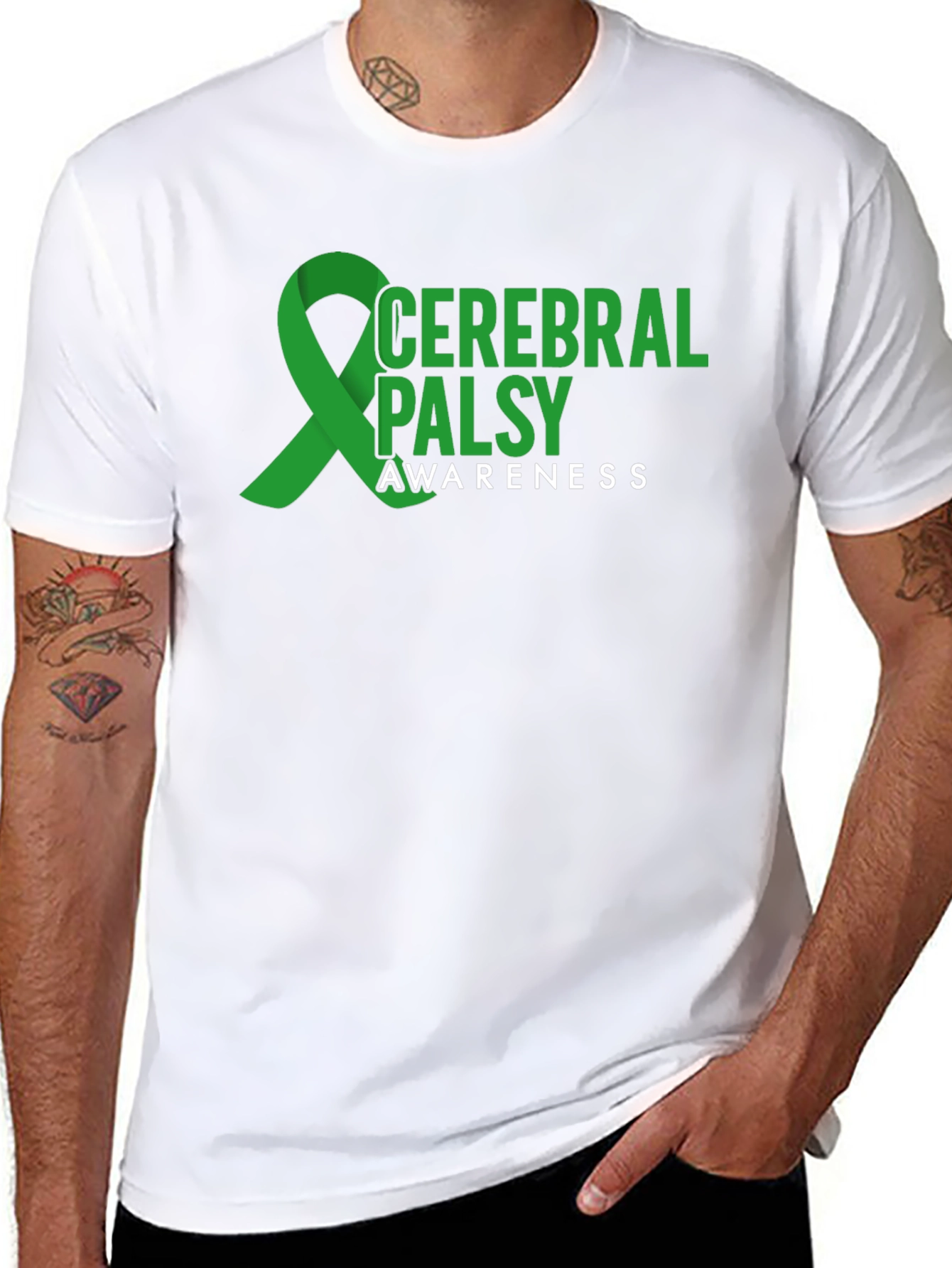 Cerebral Palsy Awareness Black T-Shirt